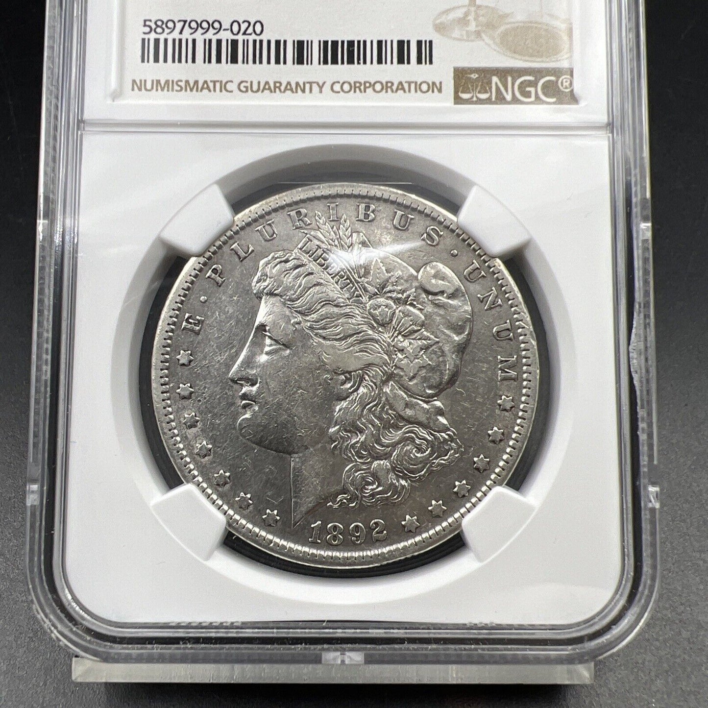 1892 S Morgan Silver Dollar - NGC EF XF Details Cleaned Nice Look Semi Key Date