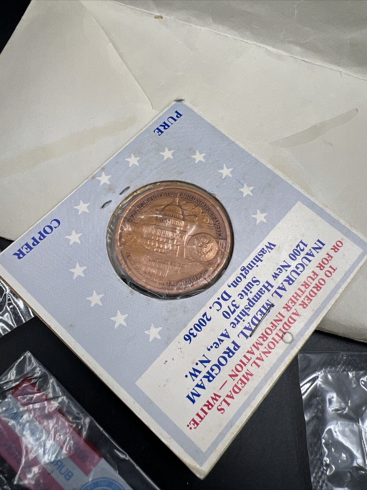 5 Medal Set Ronald Reagan White House Peace Medals