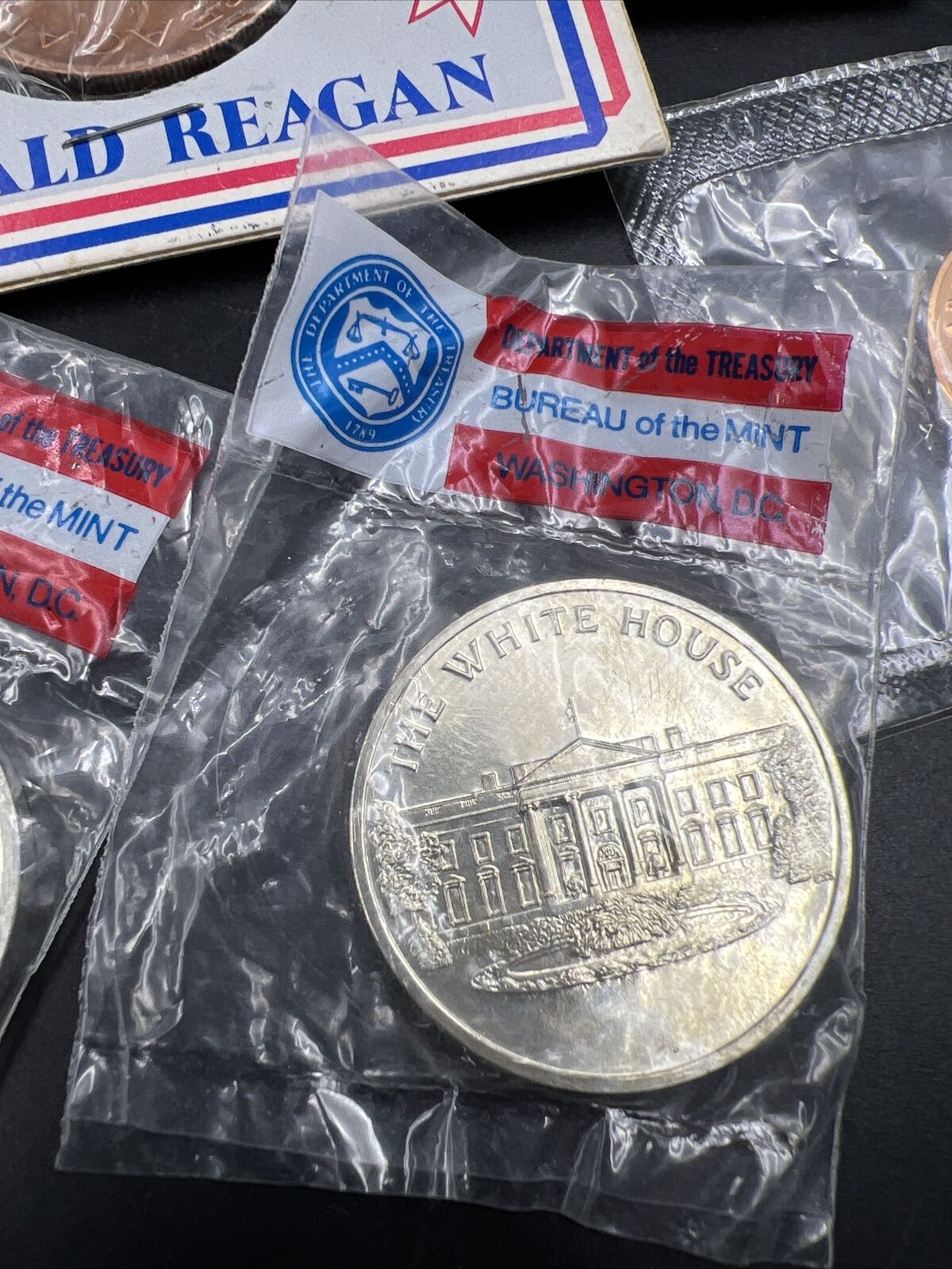 5 Medal Set Ronald Reagan White House Peace Medals