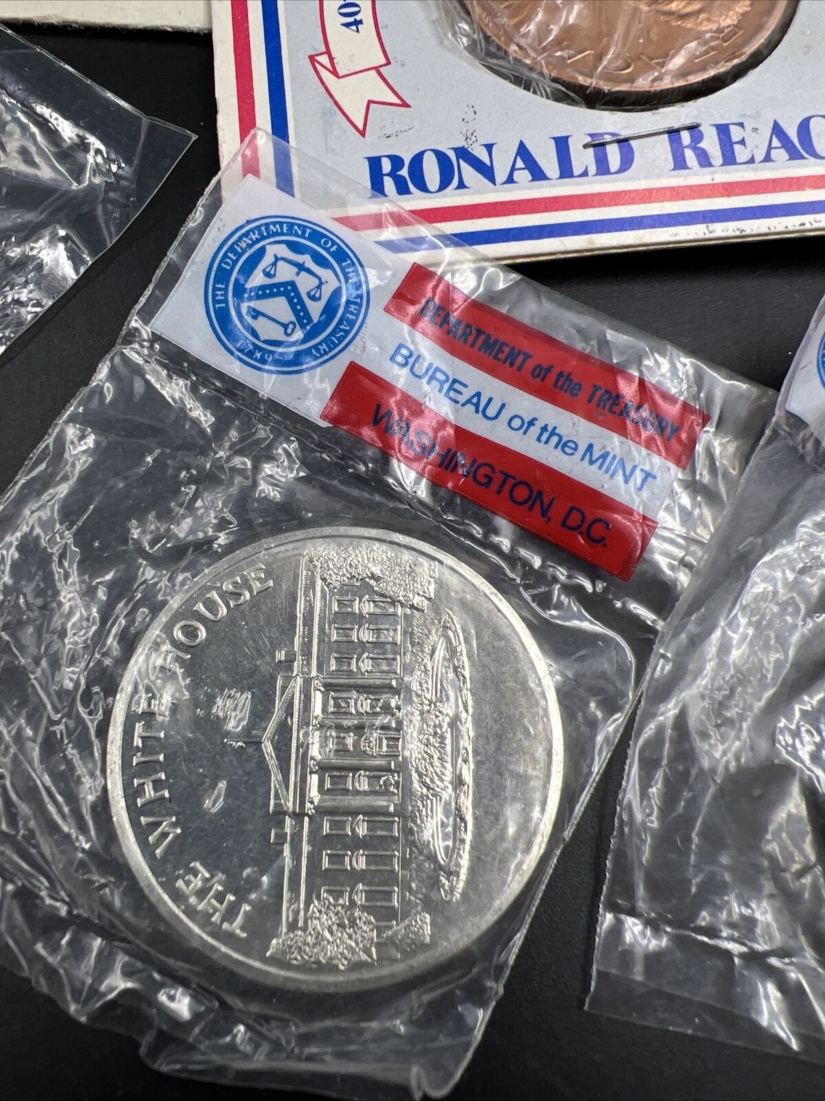 5 Medal Set Ronald Reagan White House Peace Medals