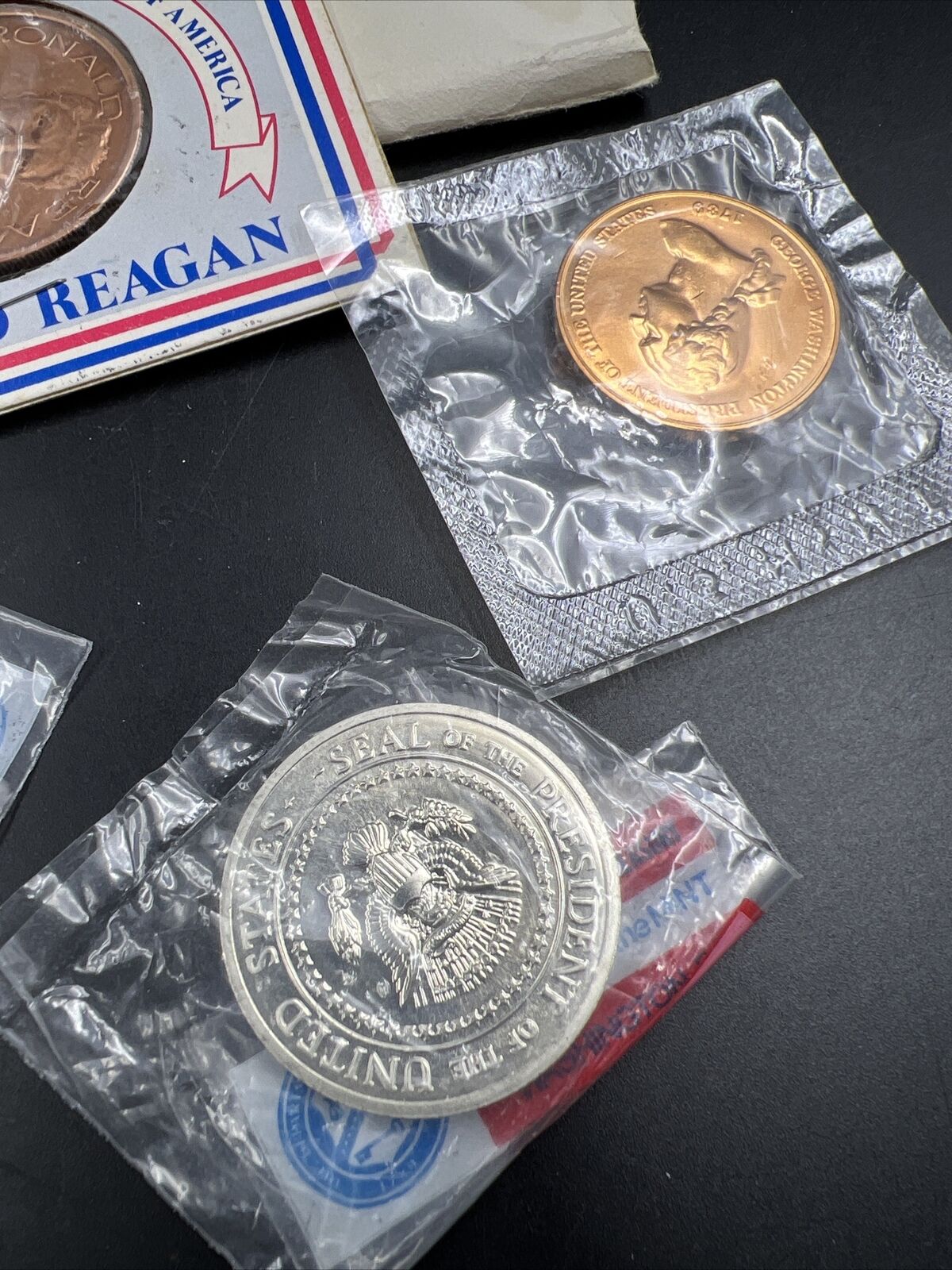 5 Medal Set Ronald Reagan White House Peace Medals