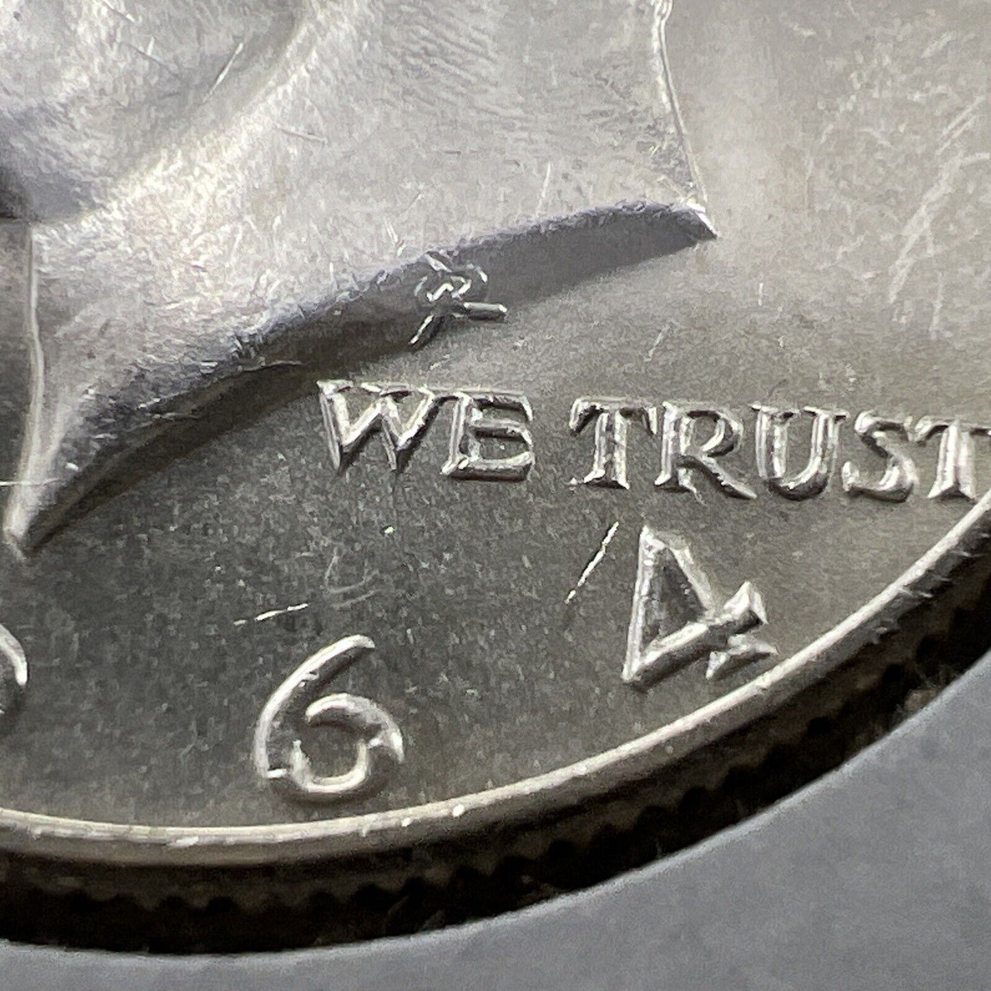 1964 P 50C Kennedy Half Dollar Coin DDO Double Die OBV Minor Variety AU
