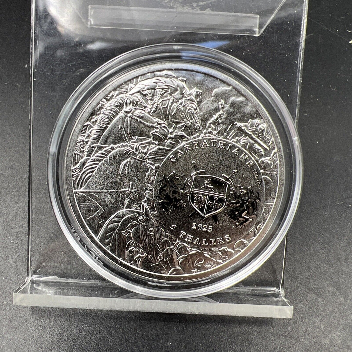 2023 5 Thalers Carpathians 1 oz Silver Four Horsemen of the Apocalypse BU