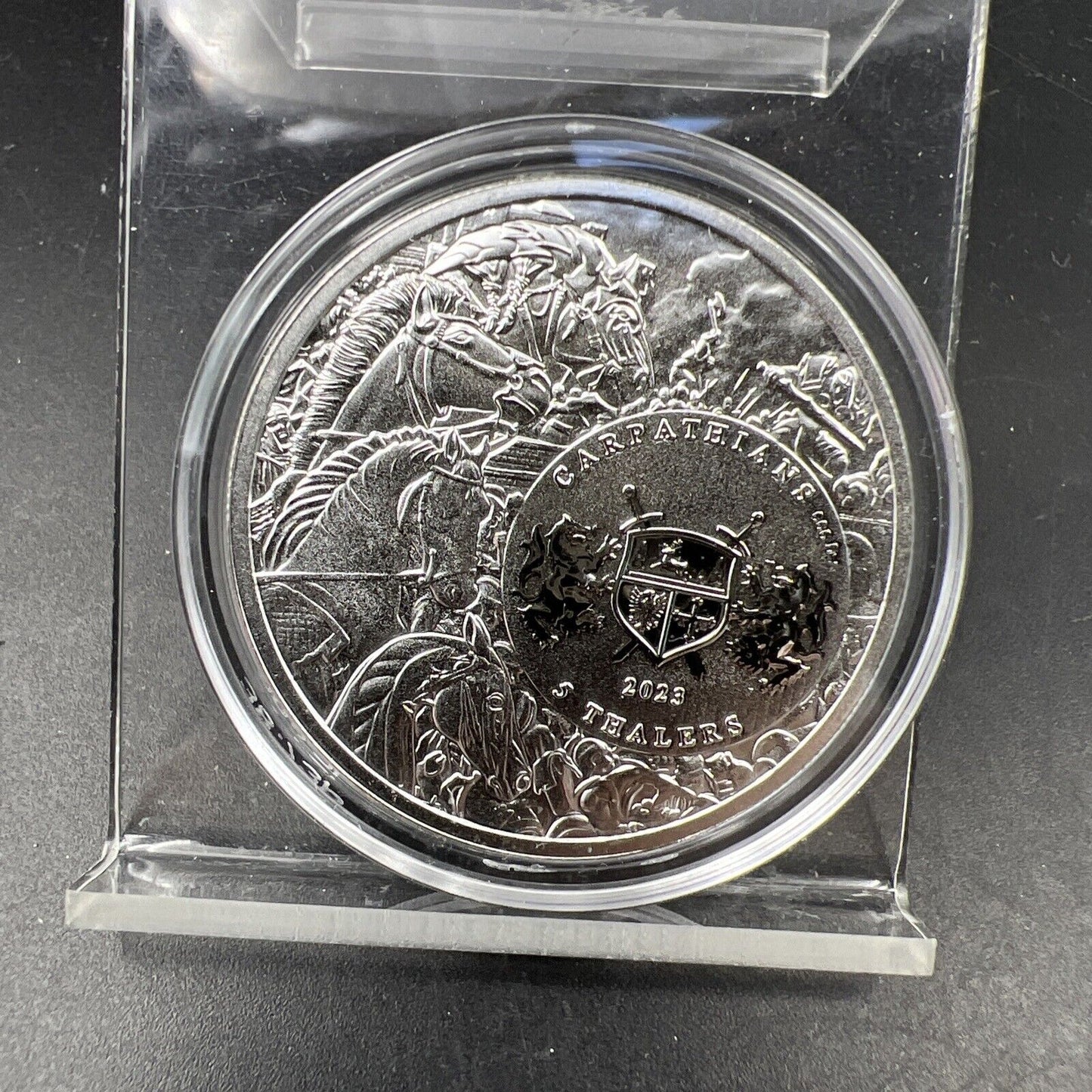 2023 5 Thalers Carpathians 1 oz Silver Four Horsemen of the Apocalypse BU