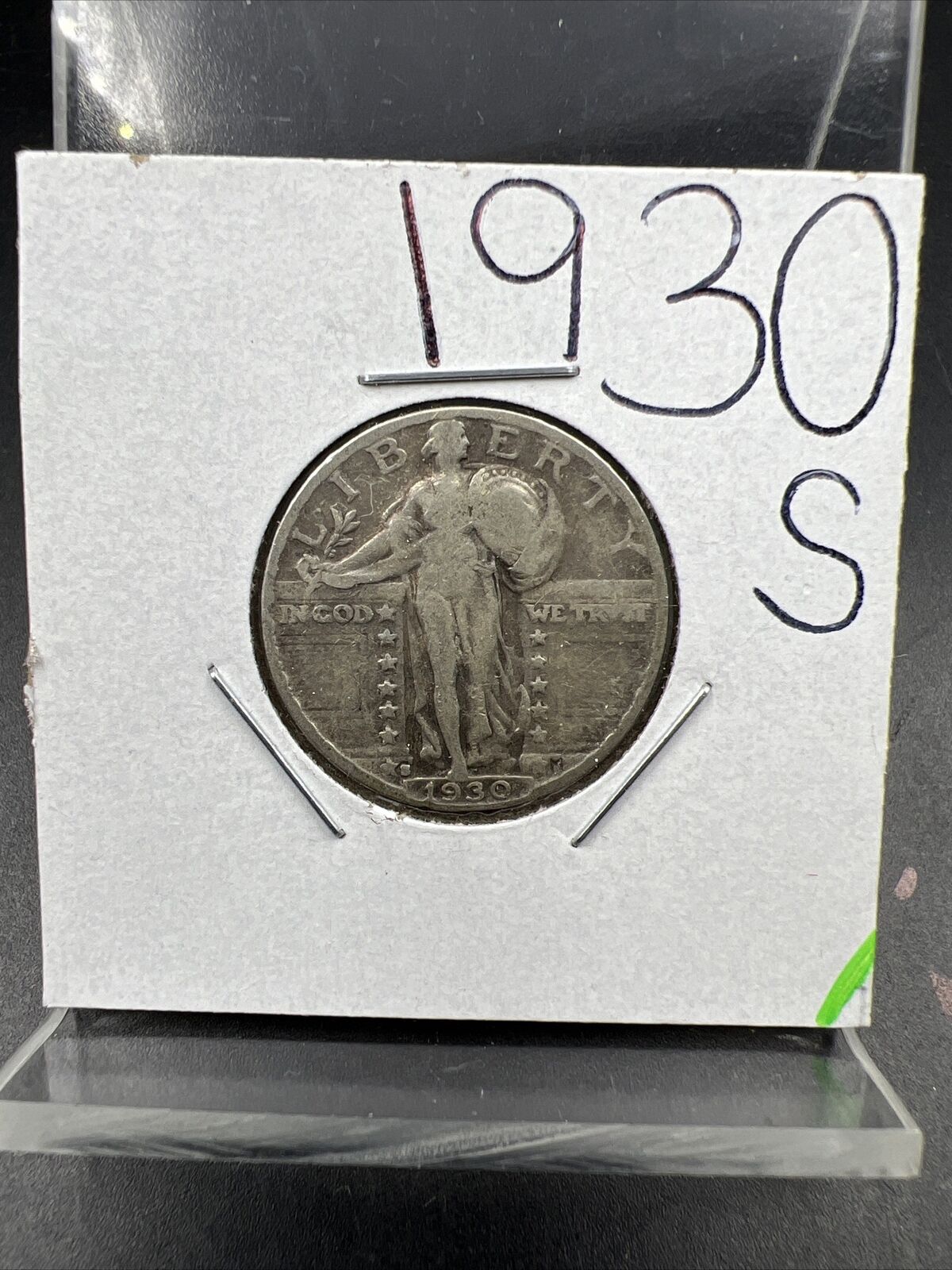 1930 S Standing Liberty Silver Quarter Coin Choice Fine Circ