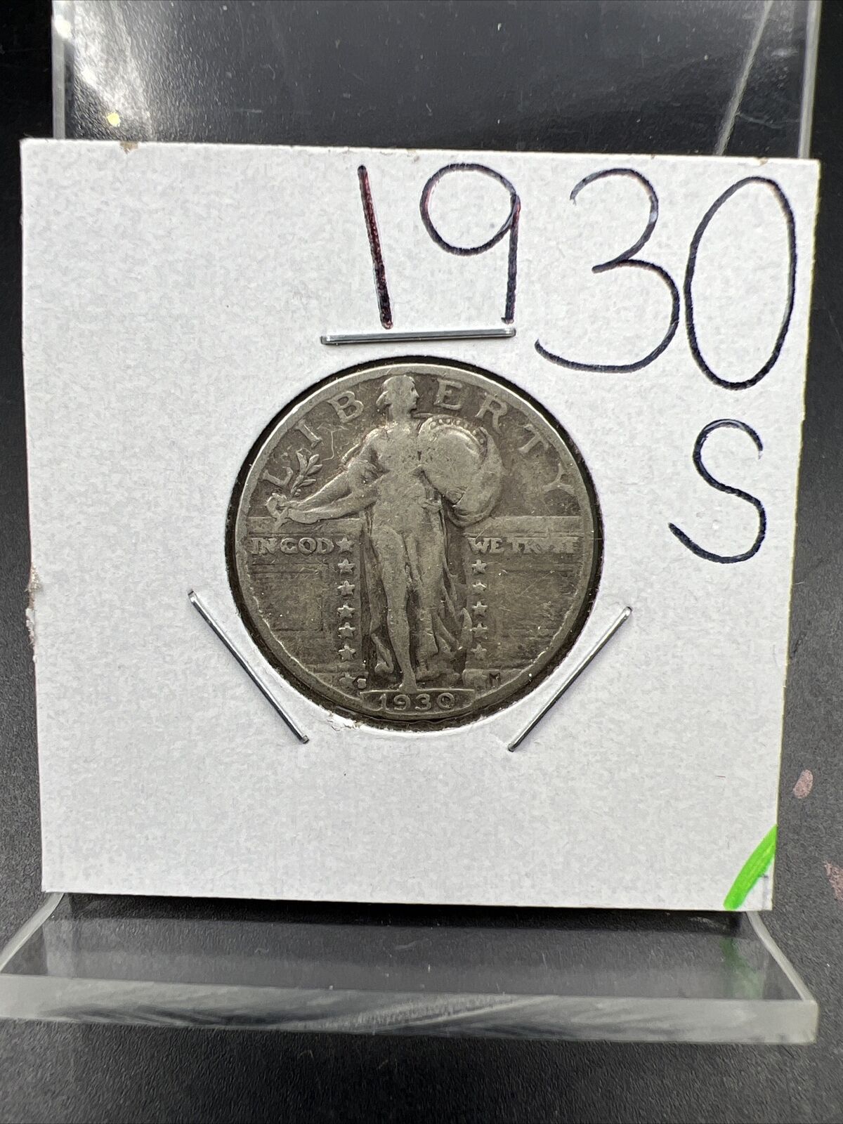 1930 S Standing Liberty Silver Quarter Coin Choice Fine Circ