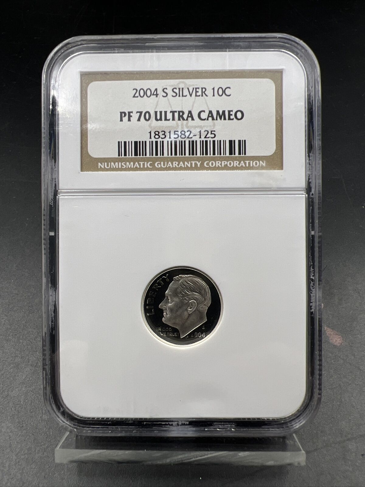 2004 s Roosevelt Proof silver Dime Coin NGC PR70 DCAM UCAM PF70 #125a