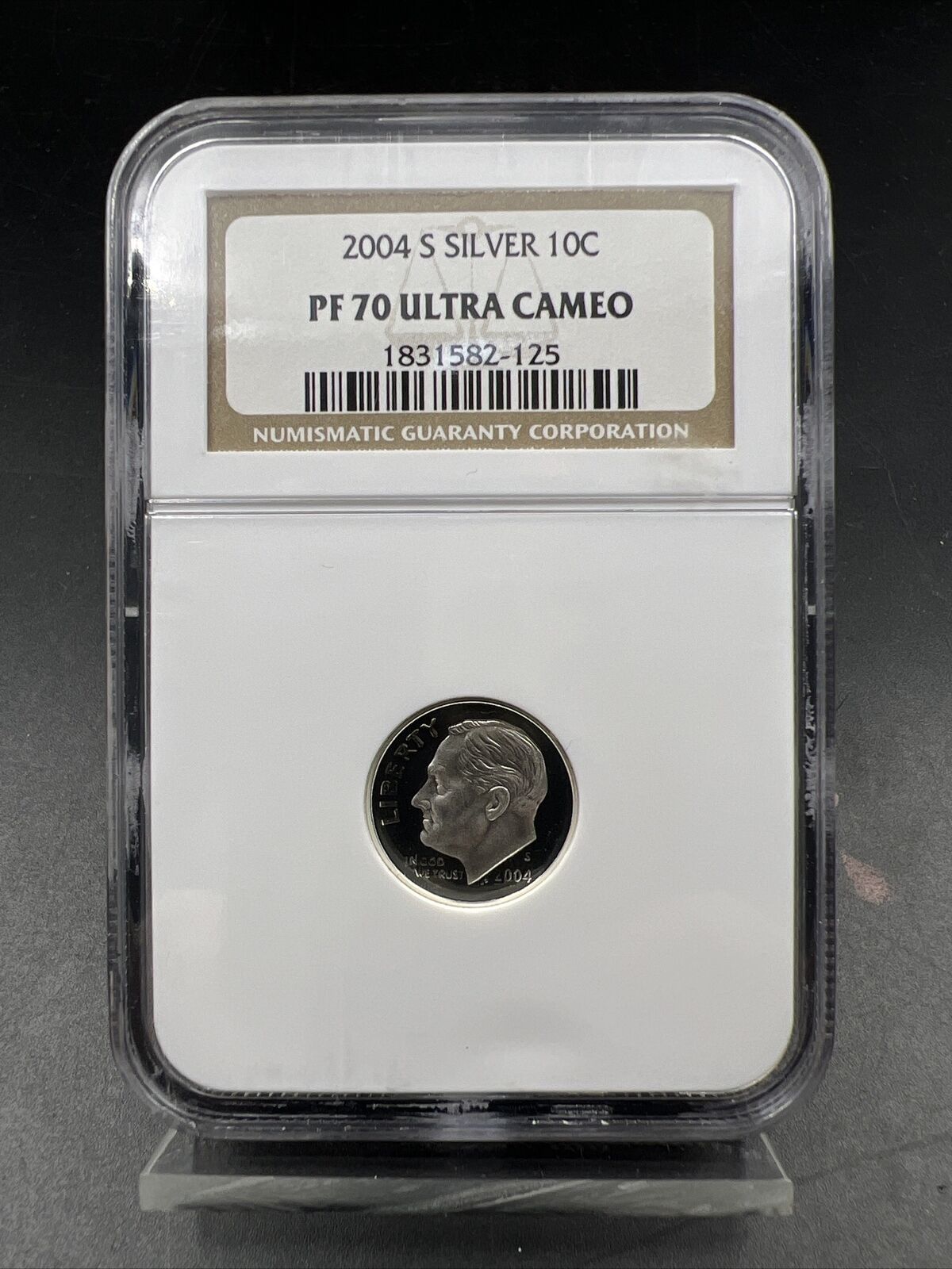 2004 s Roosevelt Proof silver Dime Coin NGC PR70 DCAM UCAM PF70 #125a