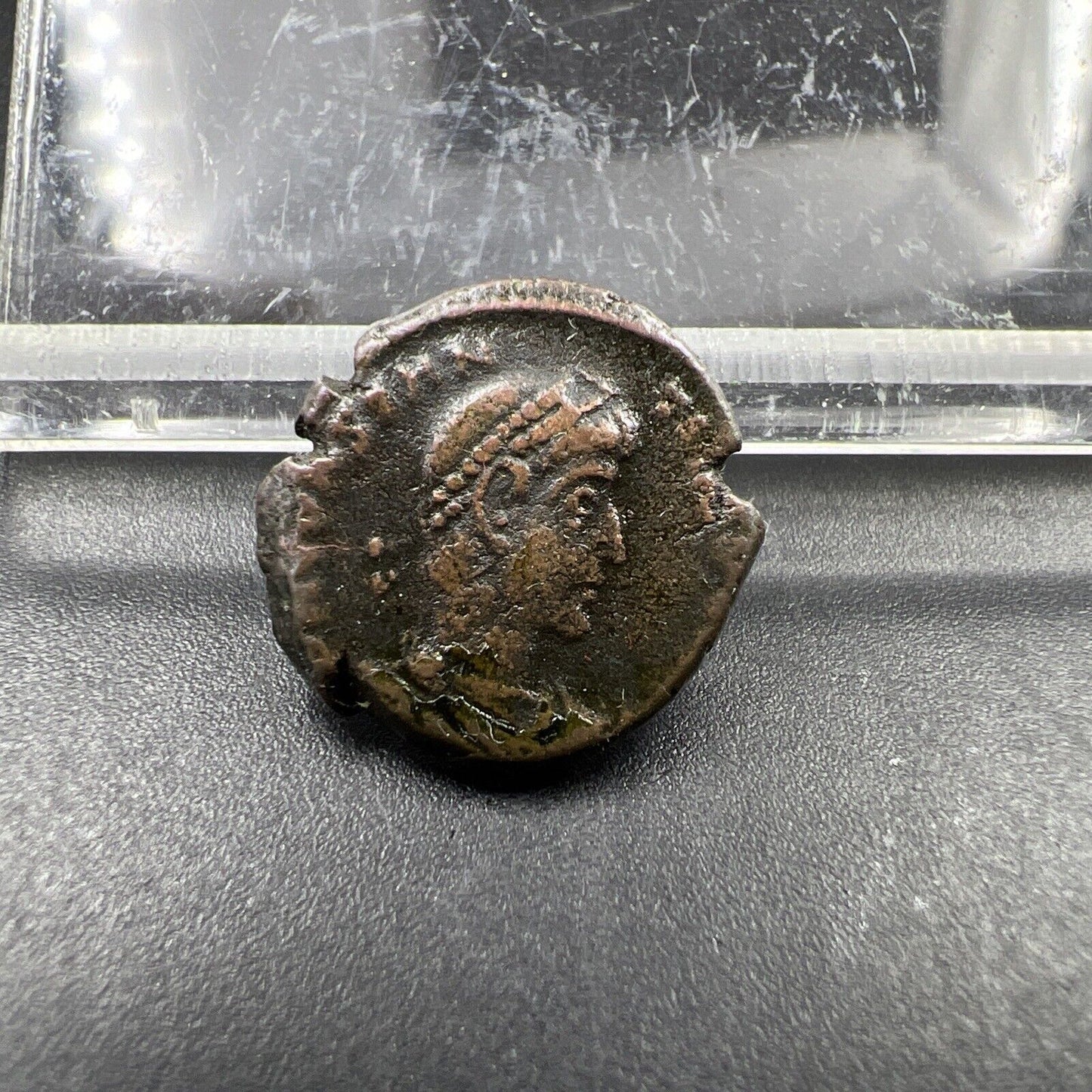 Constantius II 337-361 AE Follis Ancient Rome Roman Coin Binummis VF Circ #107AE