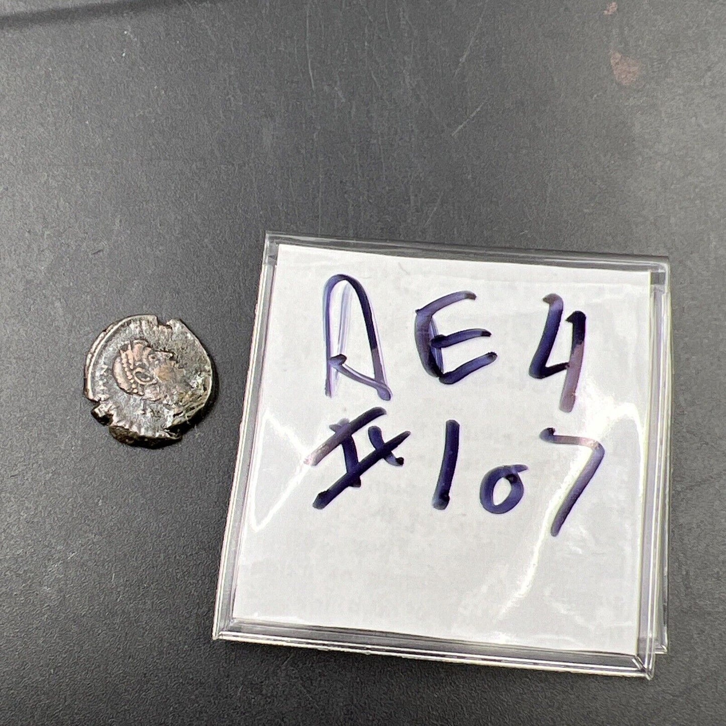 Constantius II 337-361 AE Follis Ancient Rome Roman Coin Binummis VF Circ #107AE