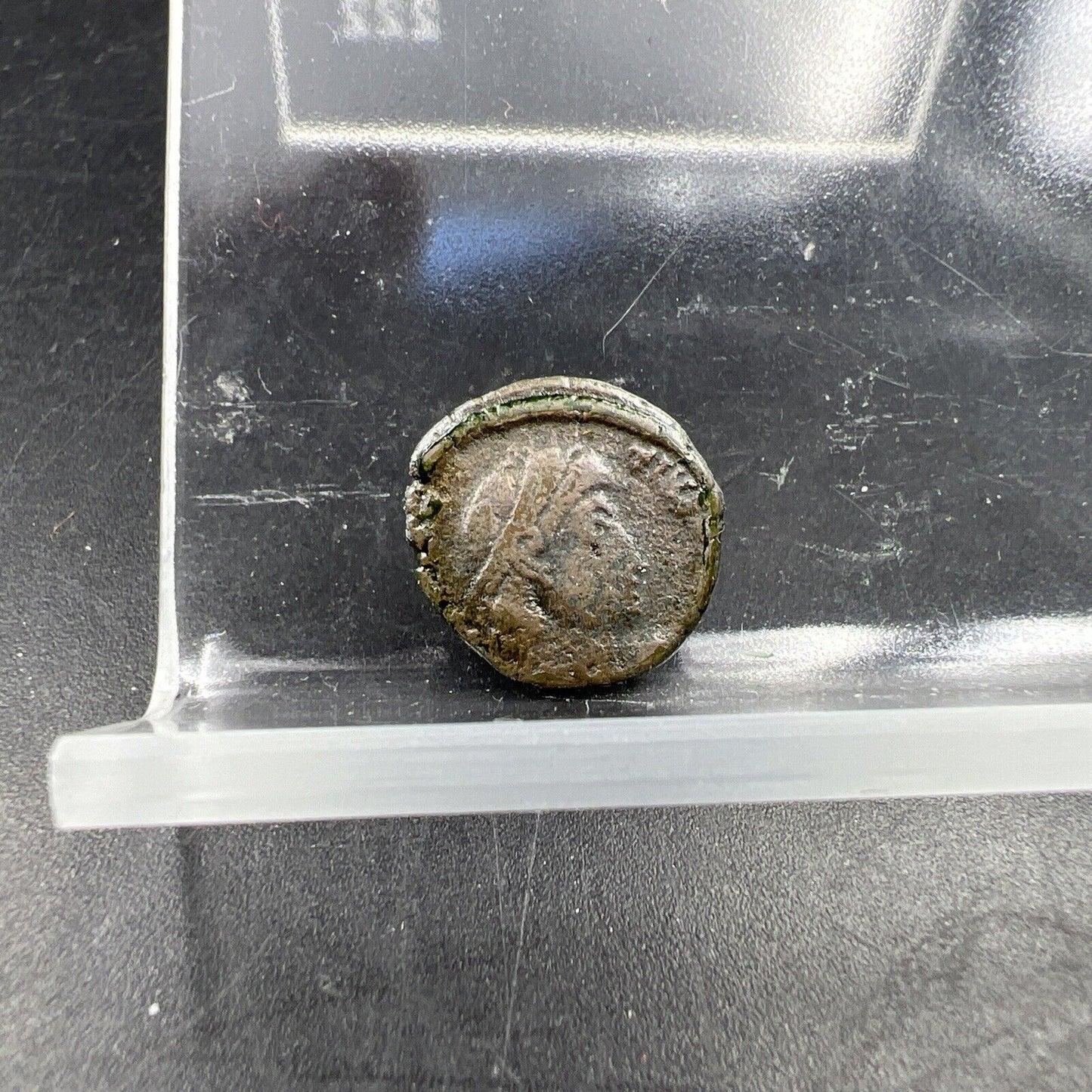 Ancient Roman Bronze Coin Circulated condition uncleaned - SKU #LD1124LD
