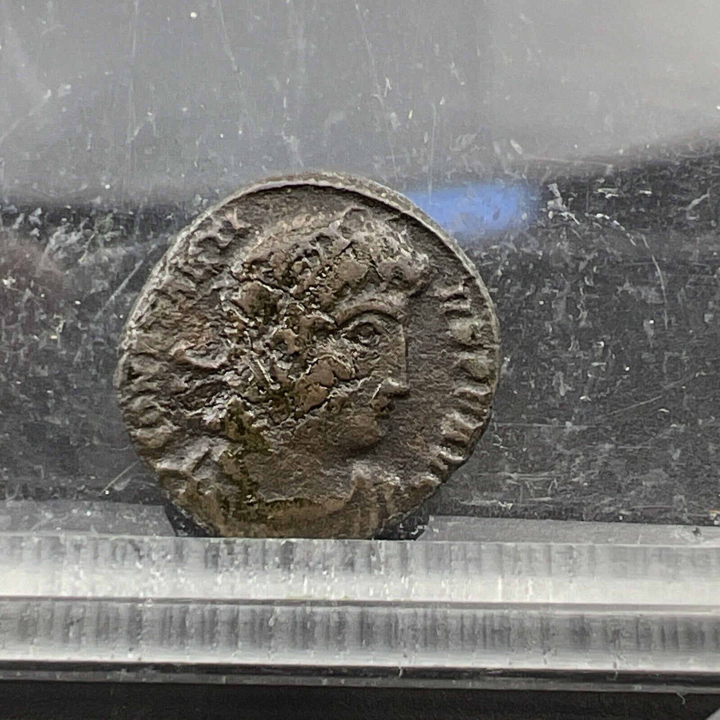 Constantius I Magnus AE 4 Ancient Roman Bronze Coin c. 336 - 337 AD w/ Cudd VG/F