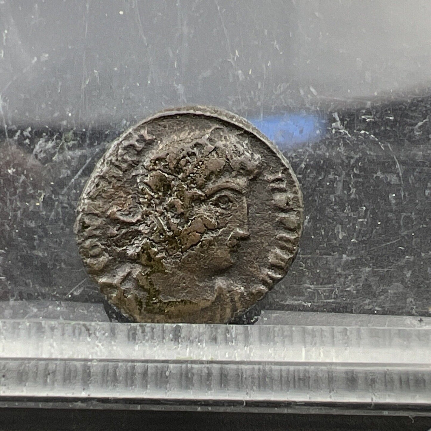 Constantius I Magnus AE 4 Ancient Roman Bronze Coin c. 336 - 337 AD w/ Cudd VG/F