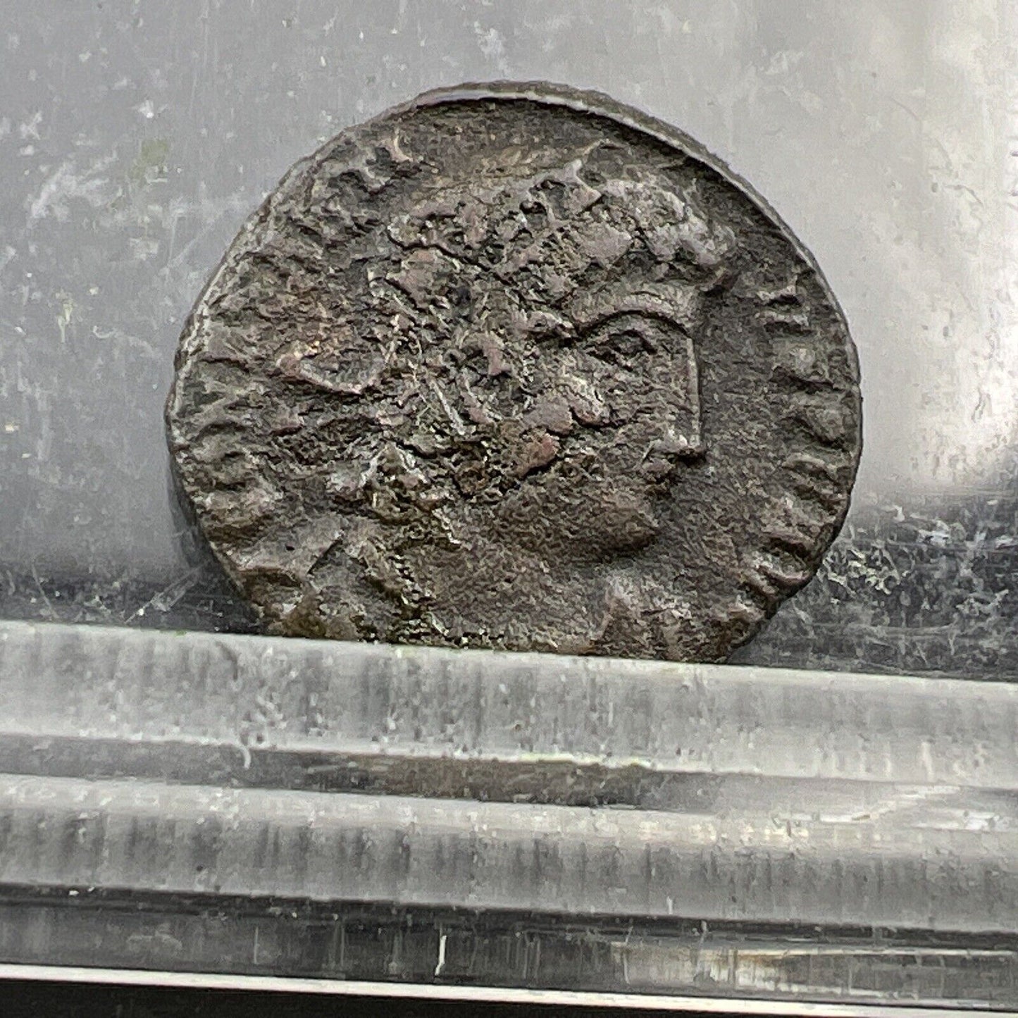 Constantius I Magnus AE 4 Ancient Roman Bronze Coin c. 336 - 337 AD w/ Cudd VG/F
