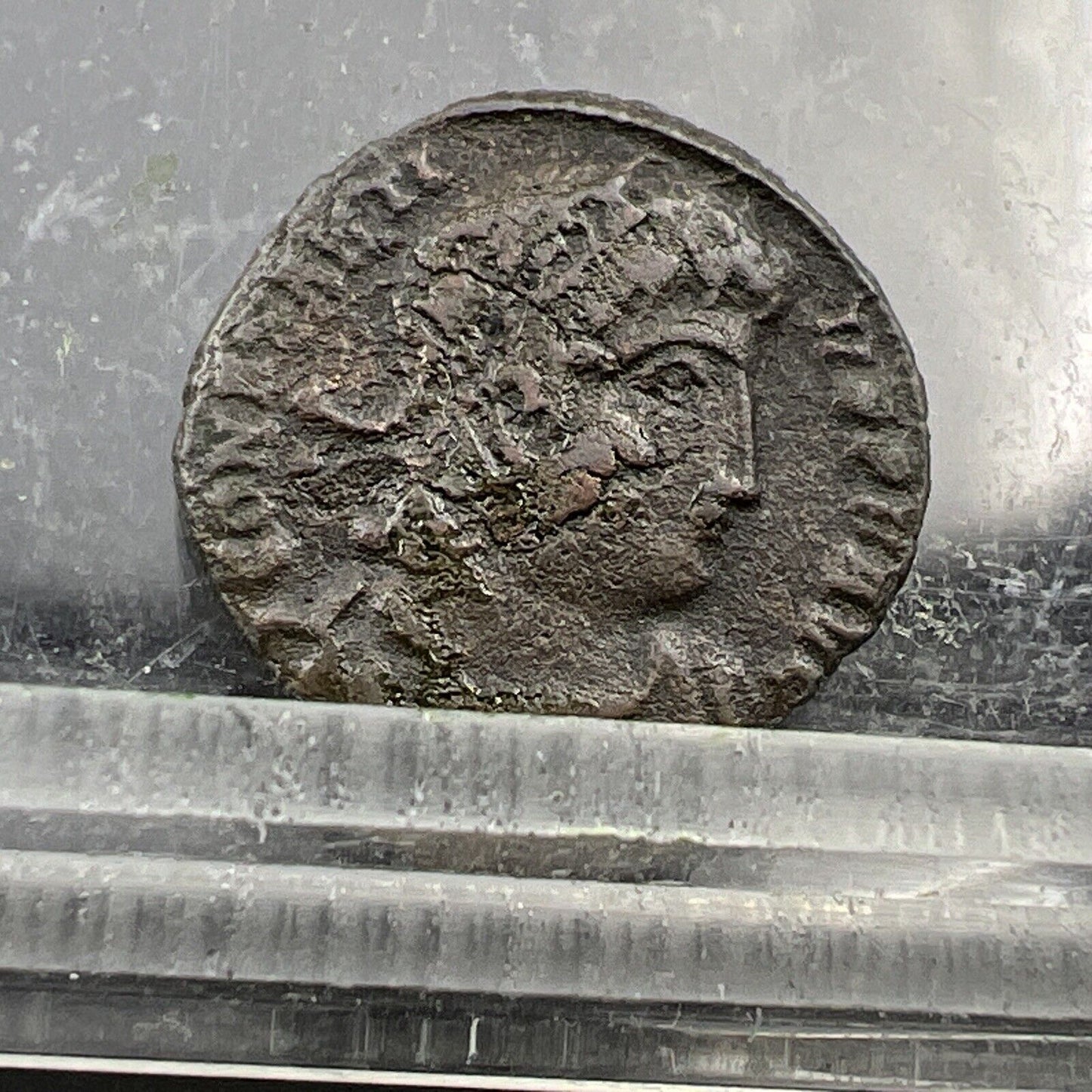 Constantius I Magnus AE 4 Ancient Roman Bronze Coin c. 336 - 337 AD w/ Cudd VG/F