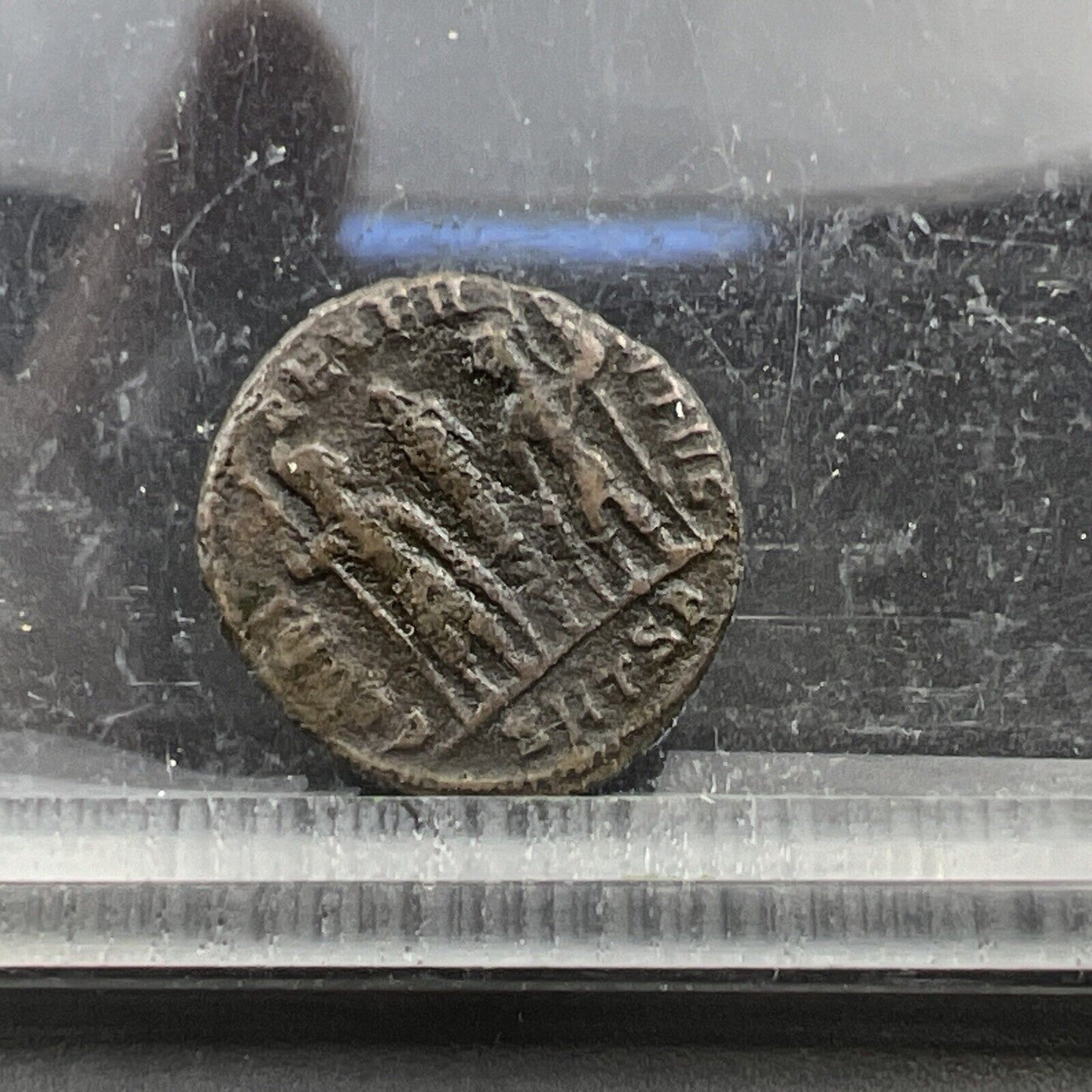 Constantius I Magnus AE 4 Ancient Roman Bronze Coin c. 336 - 337 AD w/ Cudd VG/F