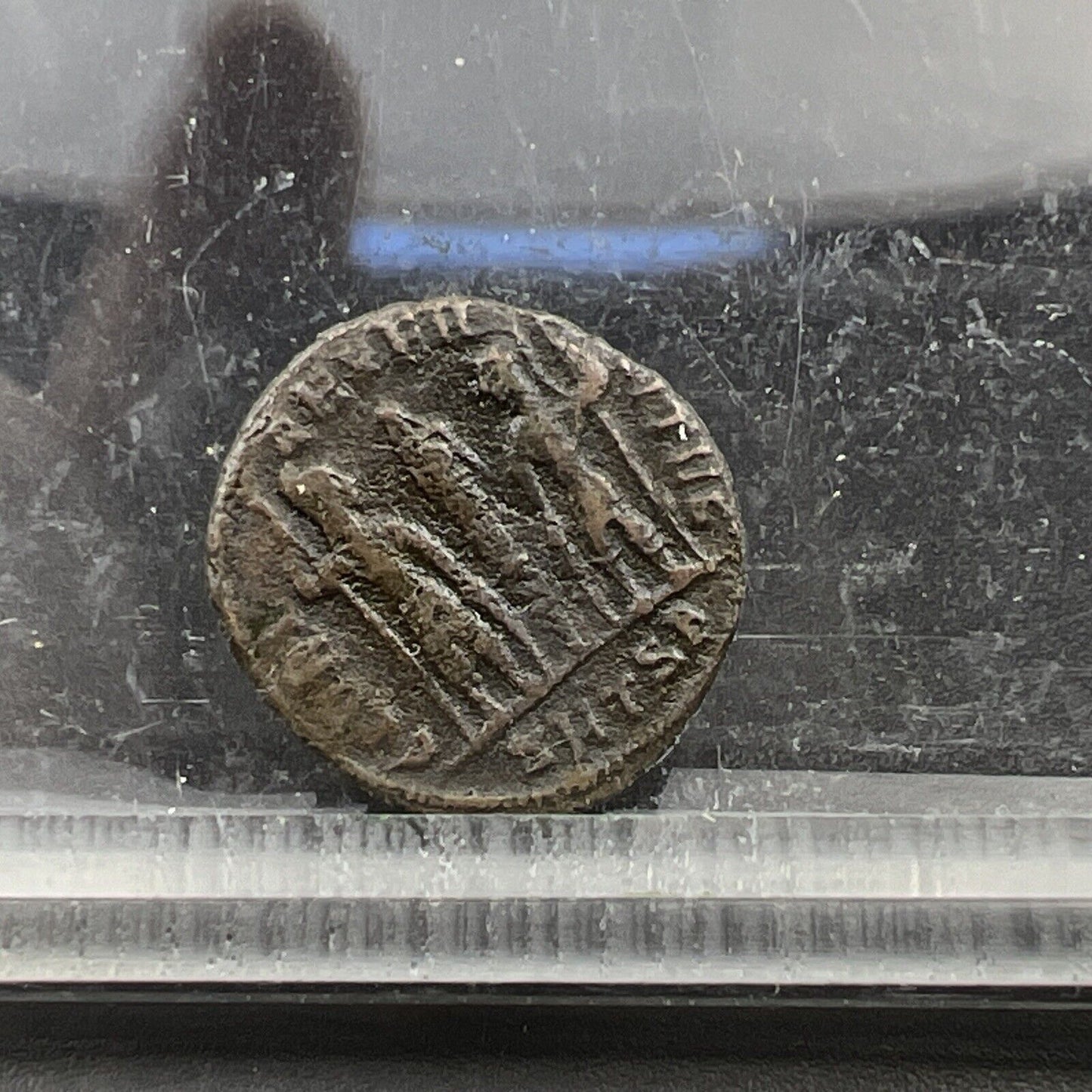 Constantius I Magnus AE 4 Ancient Roman Bronze Coin c. 336 - 337 AD w/ Cudd VG/F