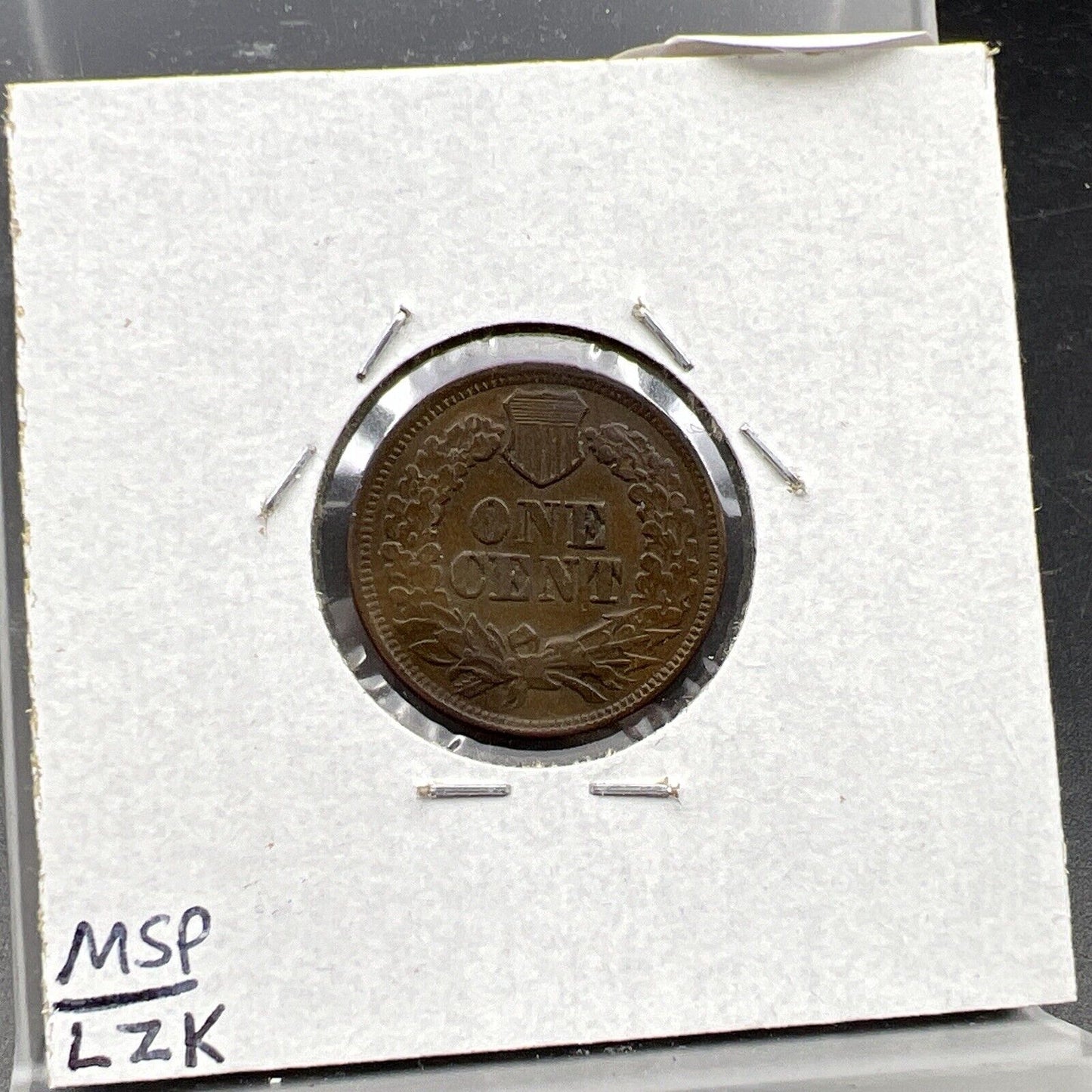 1870 1c Indian Cent Coin AU About UNC Semi Key Date