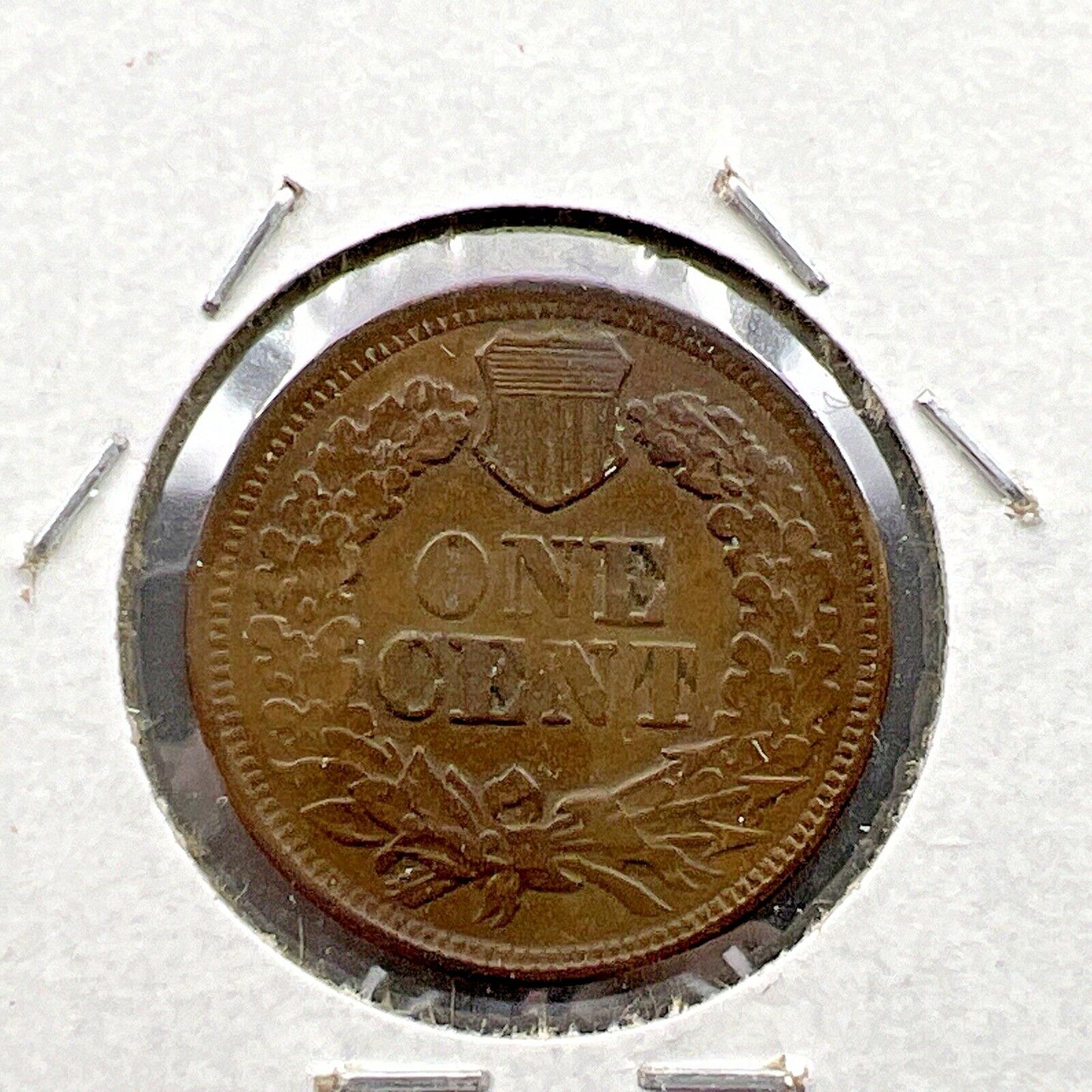 1870 1c Indian Cent Coin AU About UNC Semi Key Date