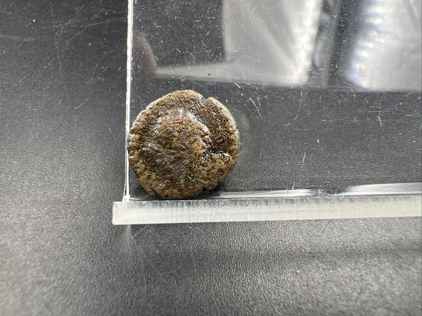 AE 4 Roman Bronze Coin Very circulated (c. 317-498) SKU#AE1212024