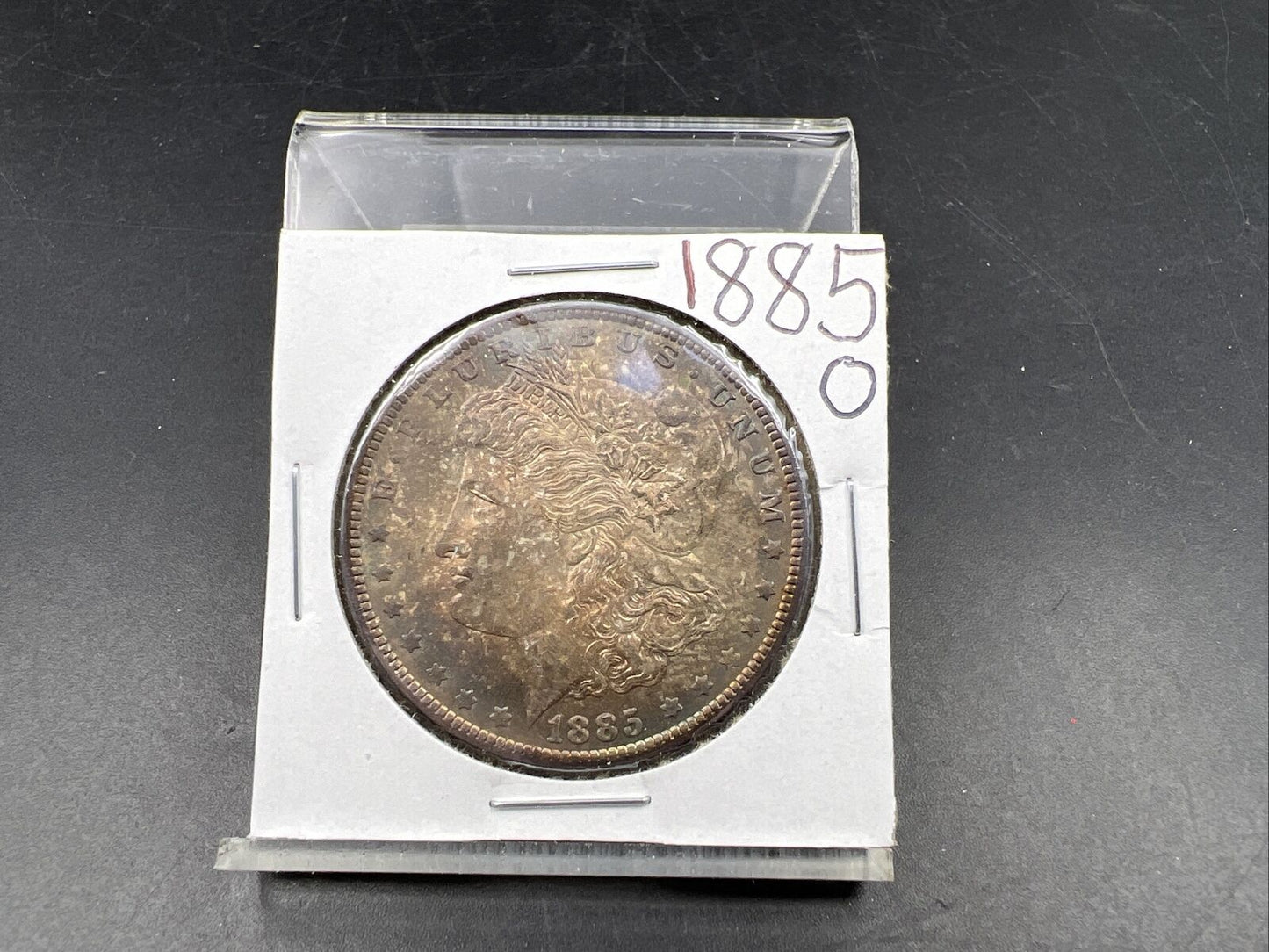 1885 O $1 Morgan silver Dollar Coin Choice BU UNC PQ * Toning Toner