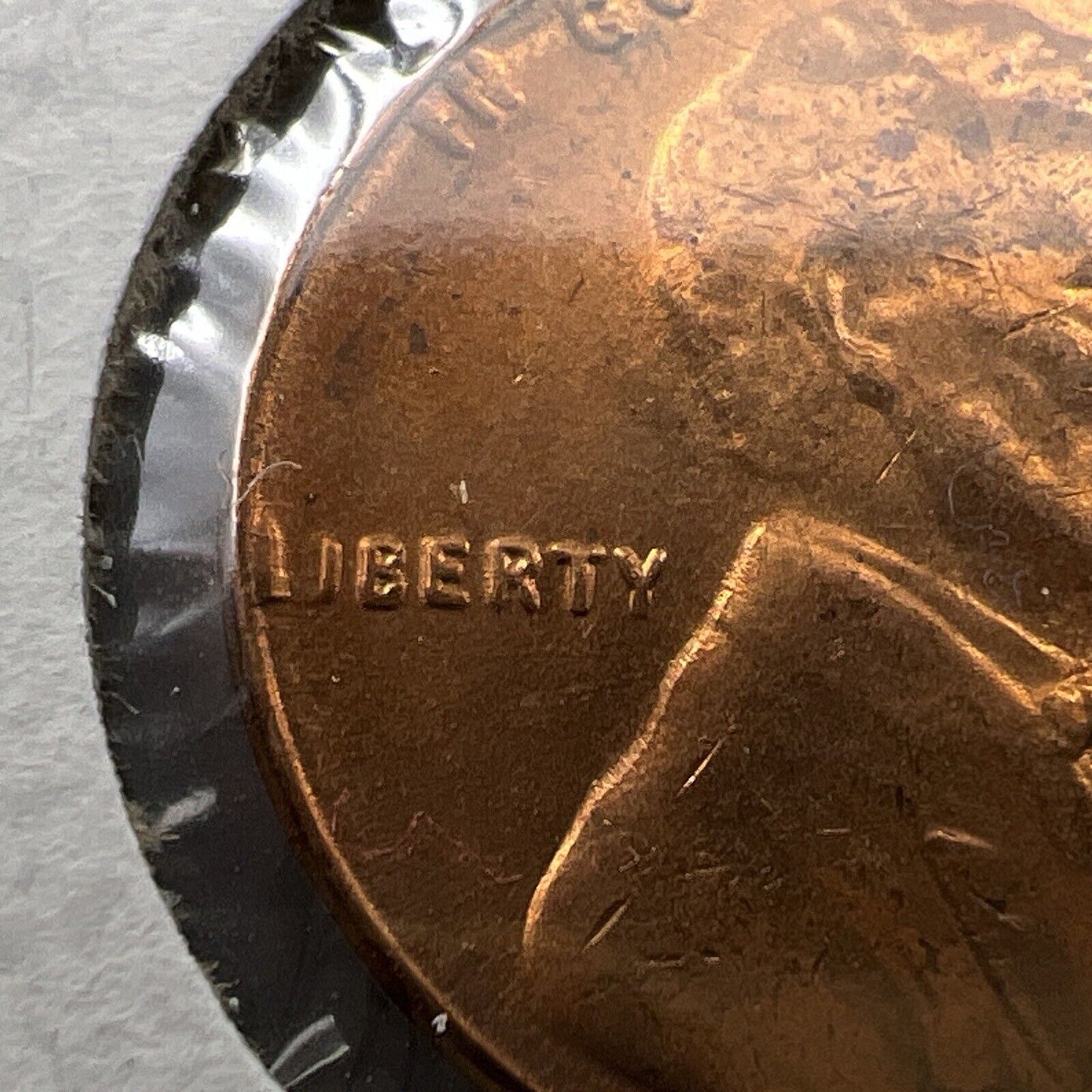 1955 P 1c Lincoln Wheat Cent Penny Coin Poor Man Strike Double Die BU RB #AV