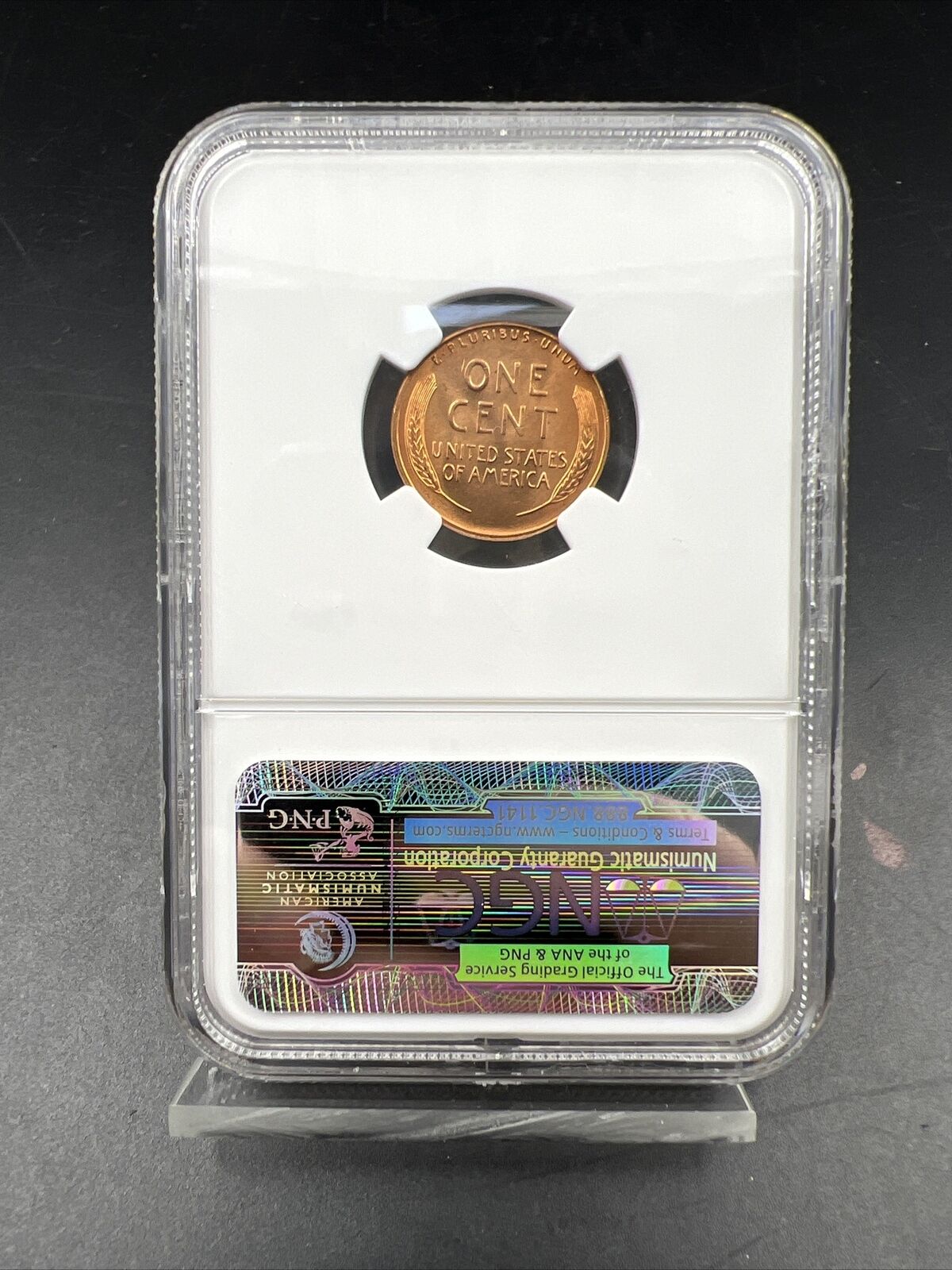 1957 D Lincoln Wheat Cent Penny Coin NGC MS66 RED Gem BU Certified