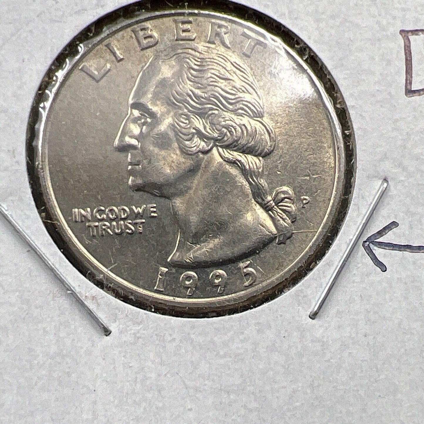 Learner's Set of 11 Minor Die Variety US Coins Die Chips & Cracks 25c 10c & 1c