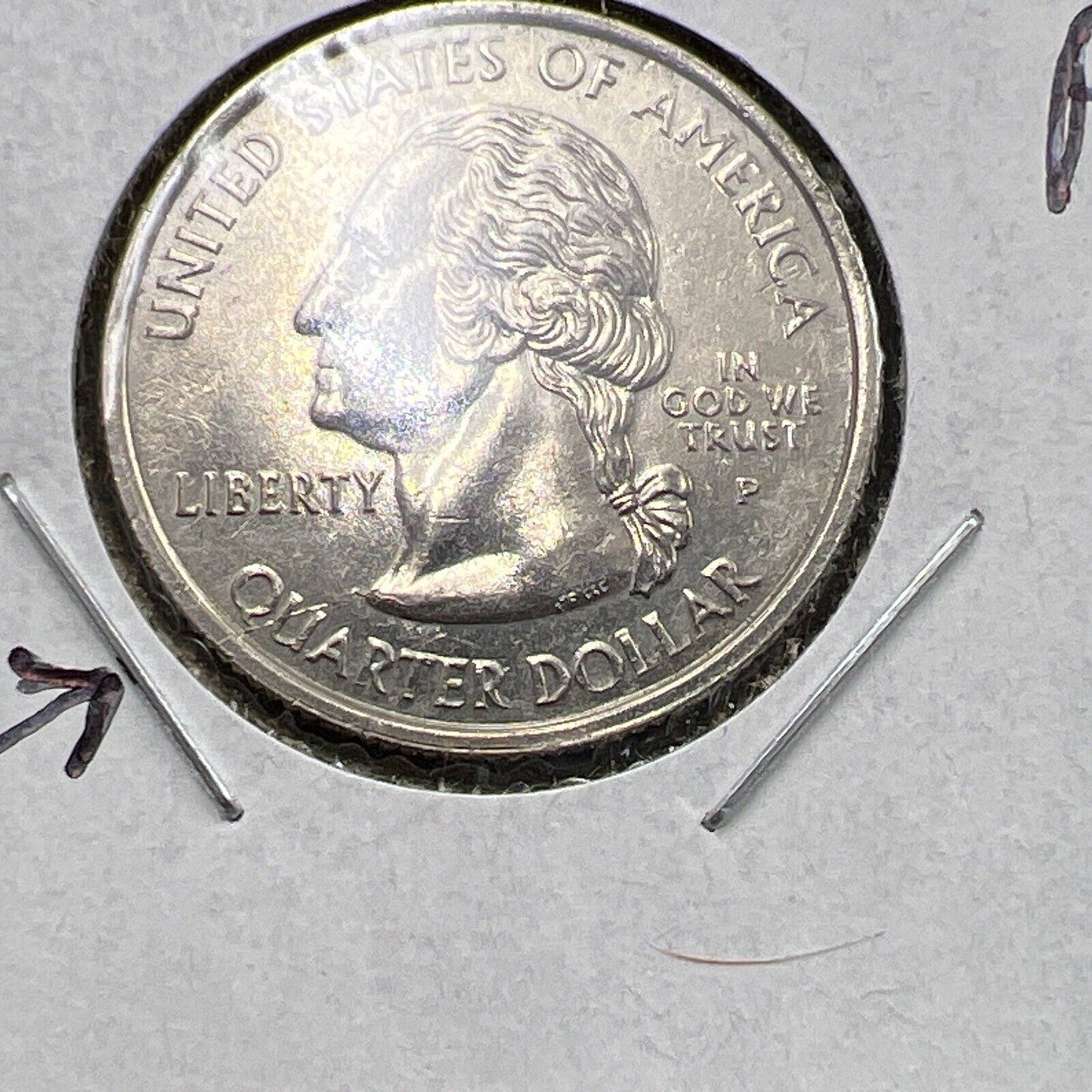 Learner's Set of 11 Minor Die Variety US Coins Die Chips & Cracks 25c 10c & 1c