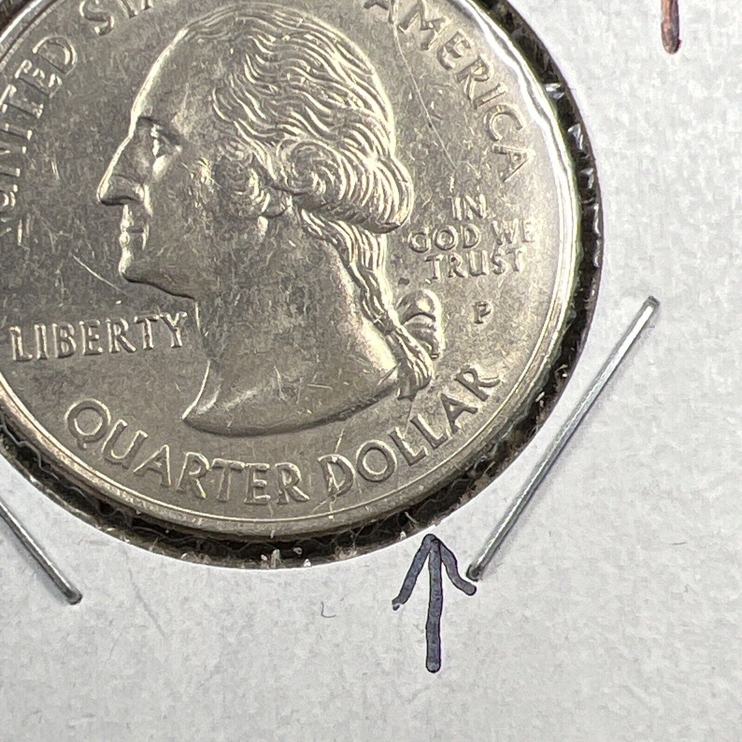 Learner's Set of 11 Minor Die Variety US Coins Die Chips & Cracks 25c 10c & 1c