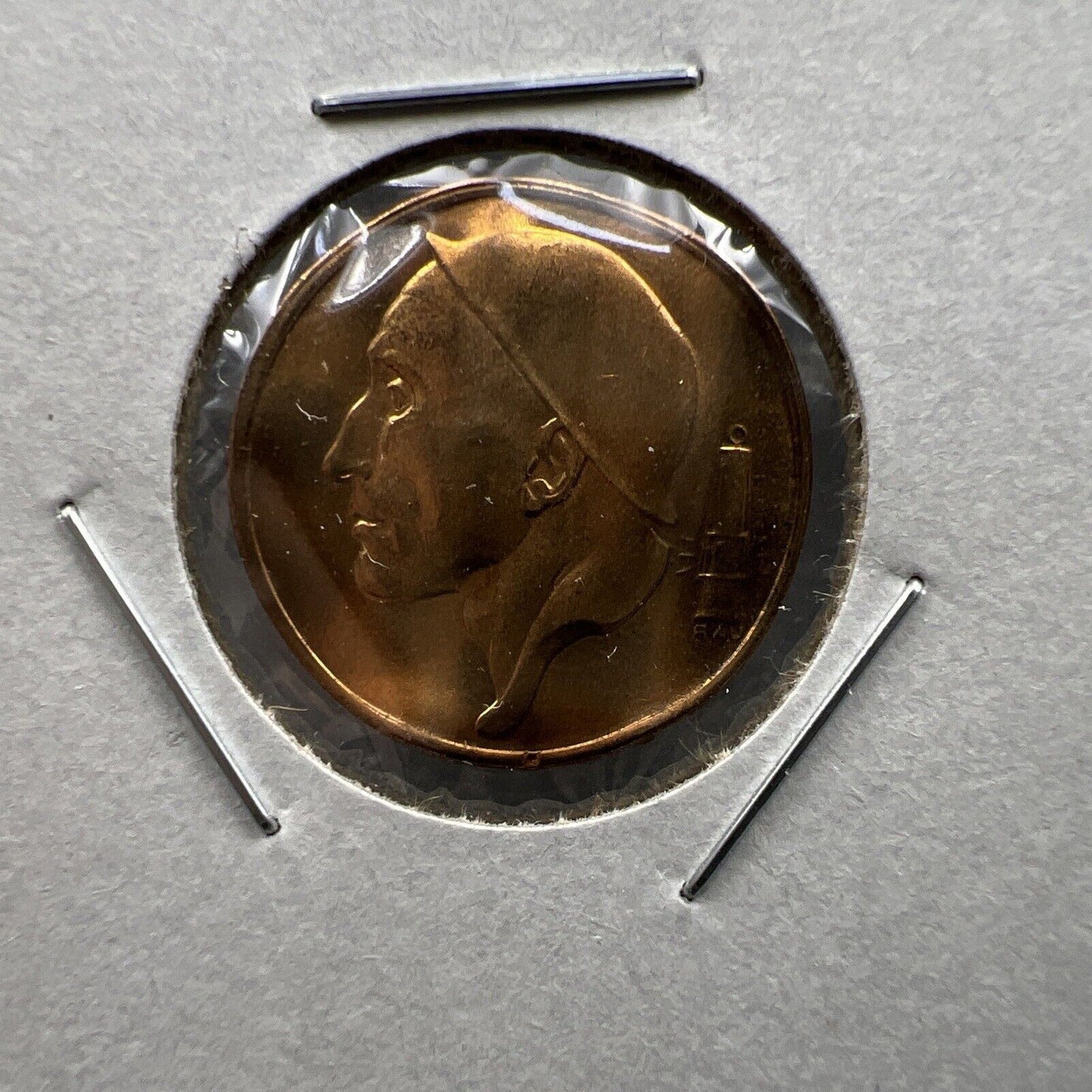 Belgium Waffle Waffled Error Coin 1999 50 Centimes UNC #A