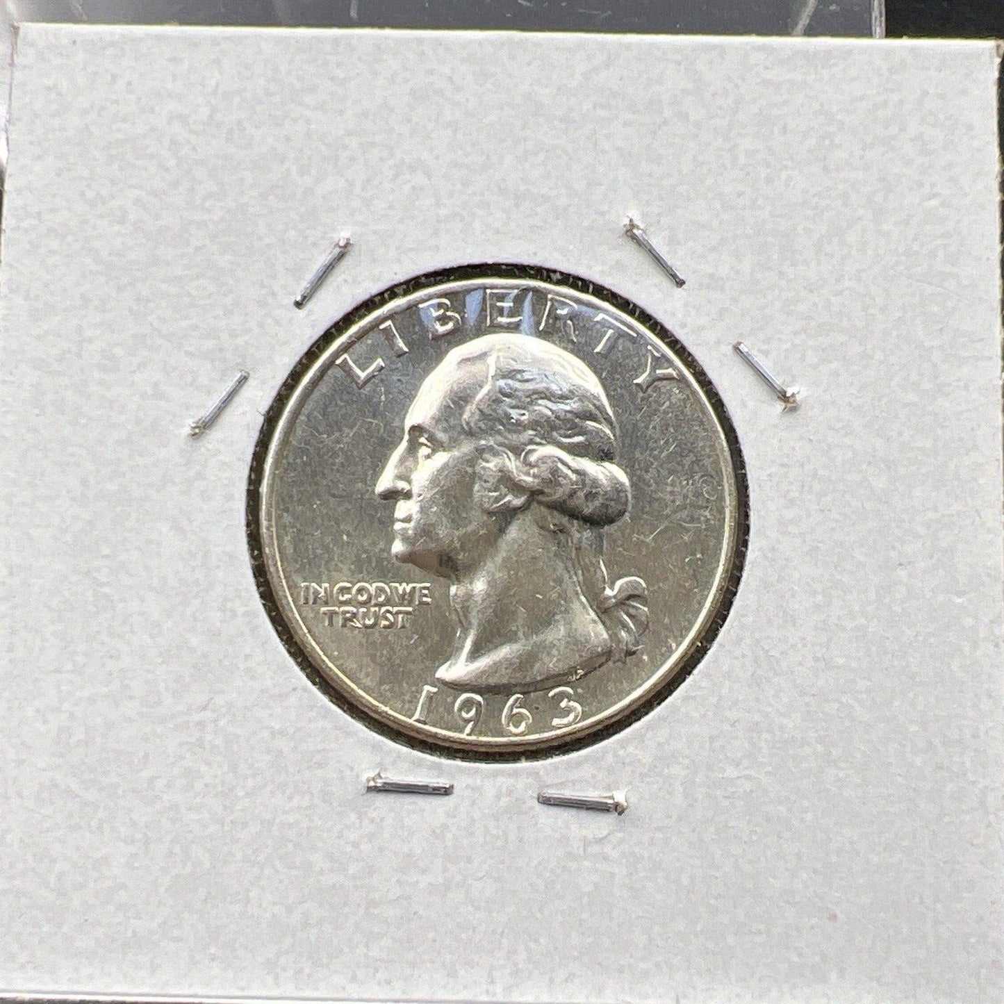1963 P 25C Washington Quarter Silver Coin Choice BU Uncirculated Type B Rev #1