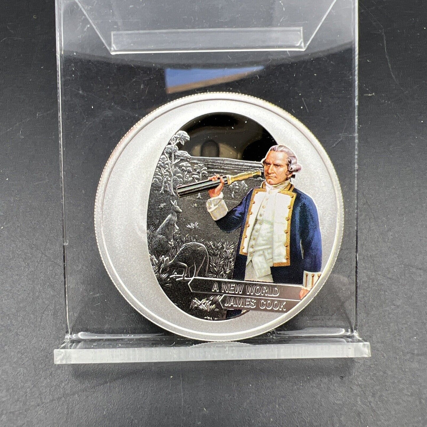 2009 Cook Islands 1 oz .999 Silver Gem Proof Round A New World Perth Mint