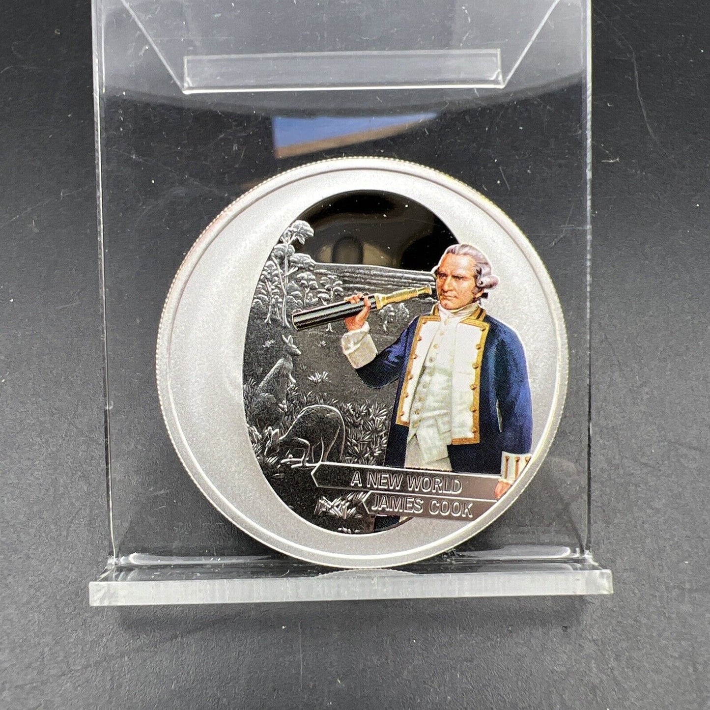 2009 Cook Islands 1 oz .999 Silver Gem Proof Round A New World Perth Mint