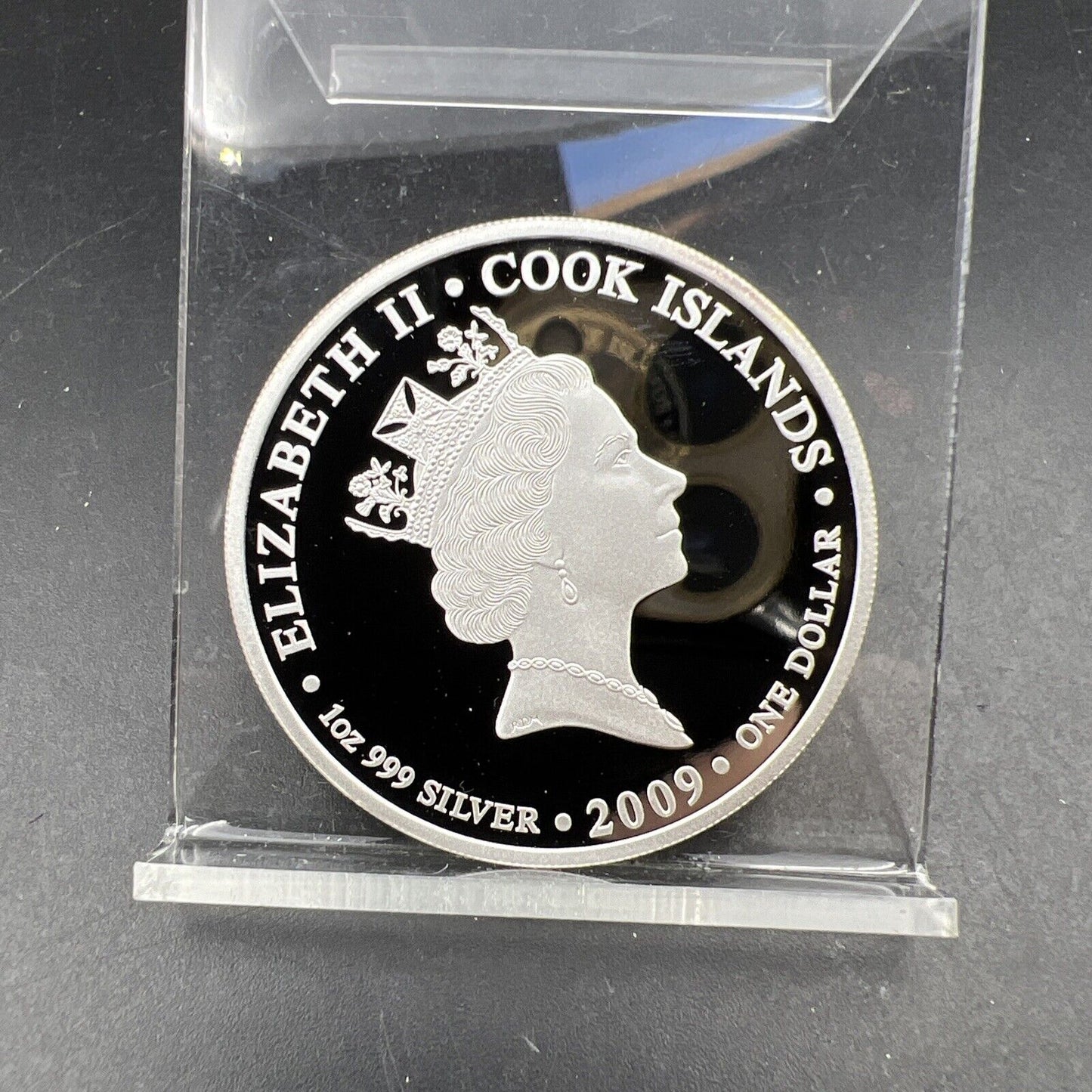 2009 Cook Islands 1 oz .999 Silver Gem Proof Round A New World Perth Mint