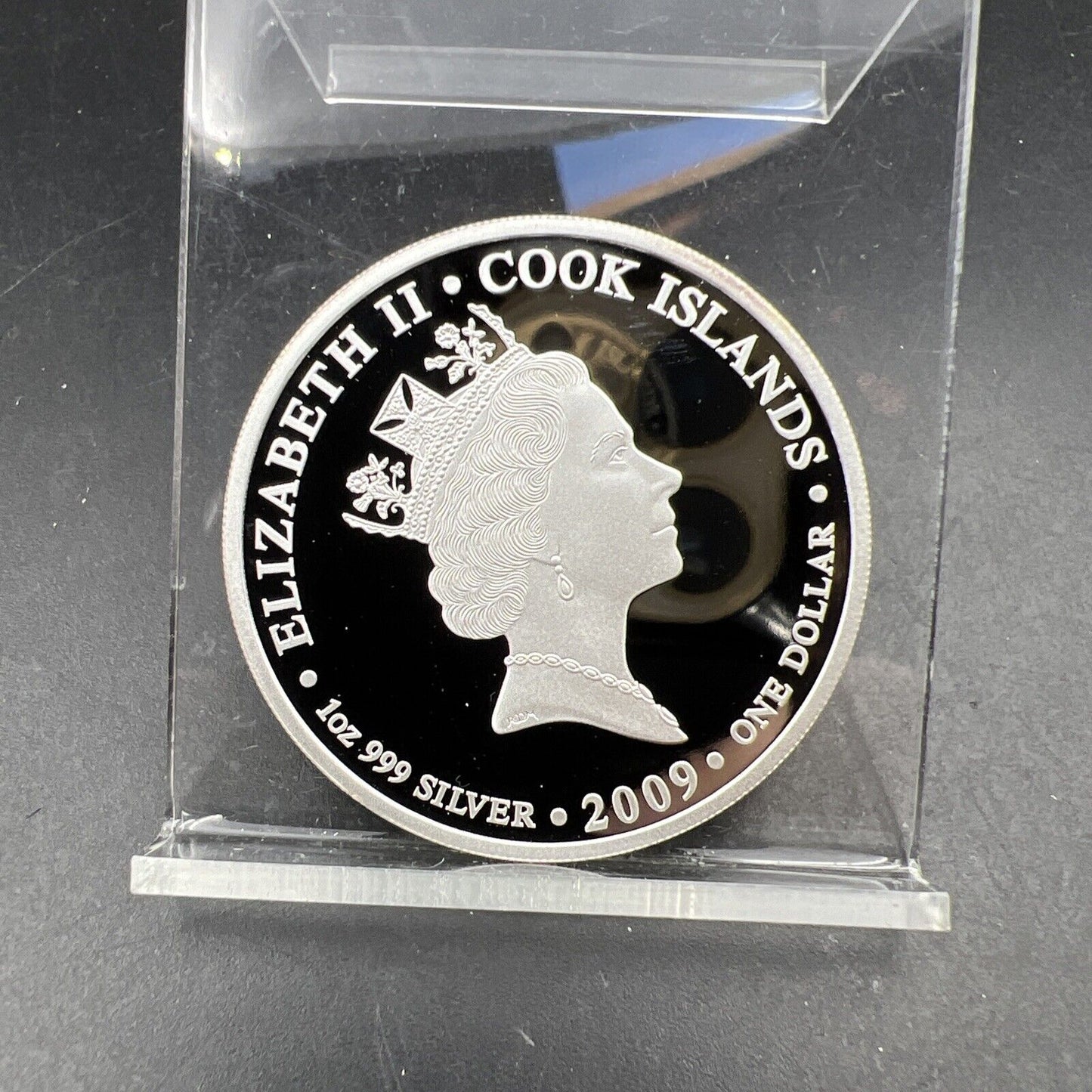 2009 Cook Islands 1 oz .999 Silver Gem Proof Round A New World Perth Mint