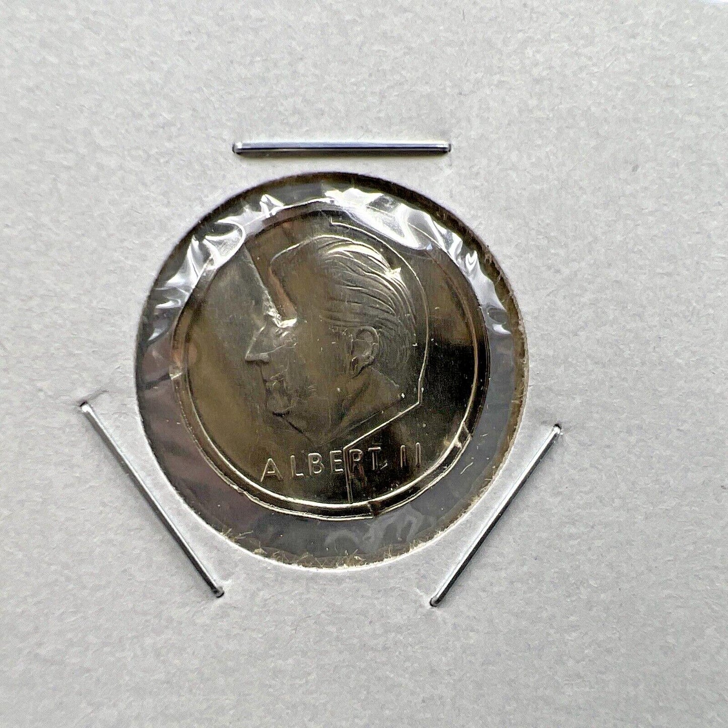 Belgium Waffle Waffled Error Coin 1994 1 Franc UNC #C