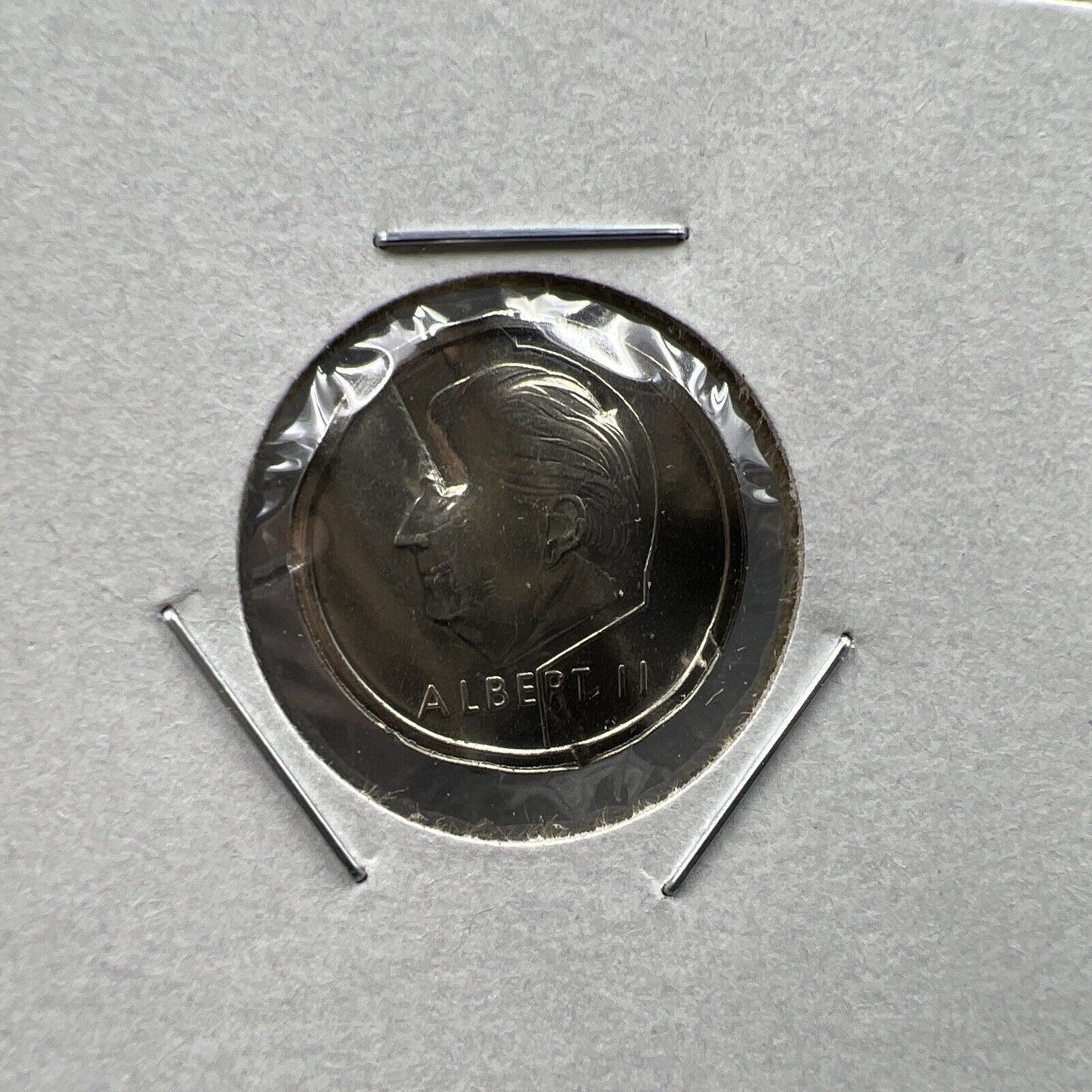 Belgium Waffle Waffled Error Coin 1994 1 Franc UNC #C
