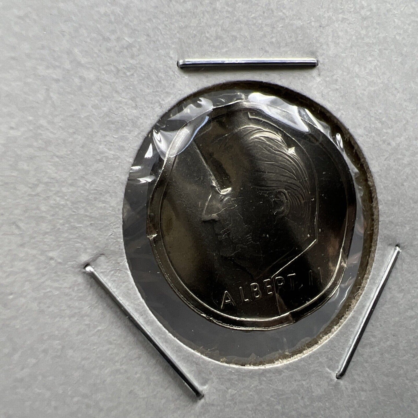 Belgium Waffle Waffled Error Coin 1994 1 Franc UNC #C