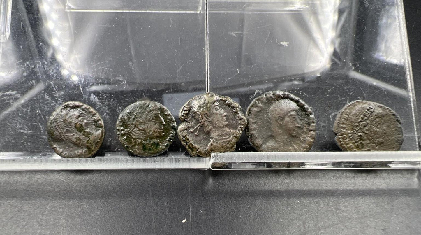 Museum Quality Lot Set of 5 Ancient Roman Coins CH Circ conditions #232024Q1