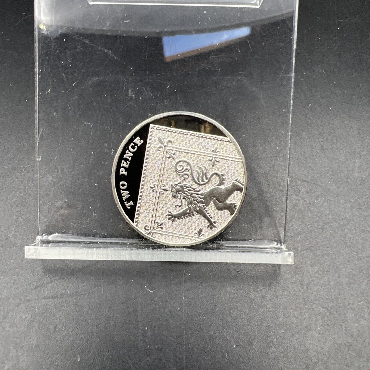 2008 Piedfort 2p United Kingdom Sterling Silver 2 Pence Coin Gem Royal Shield