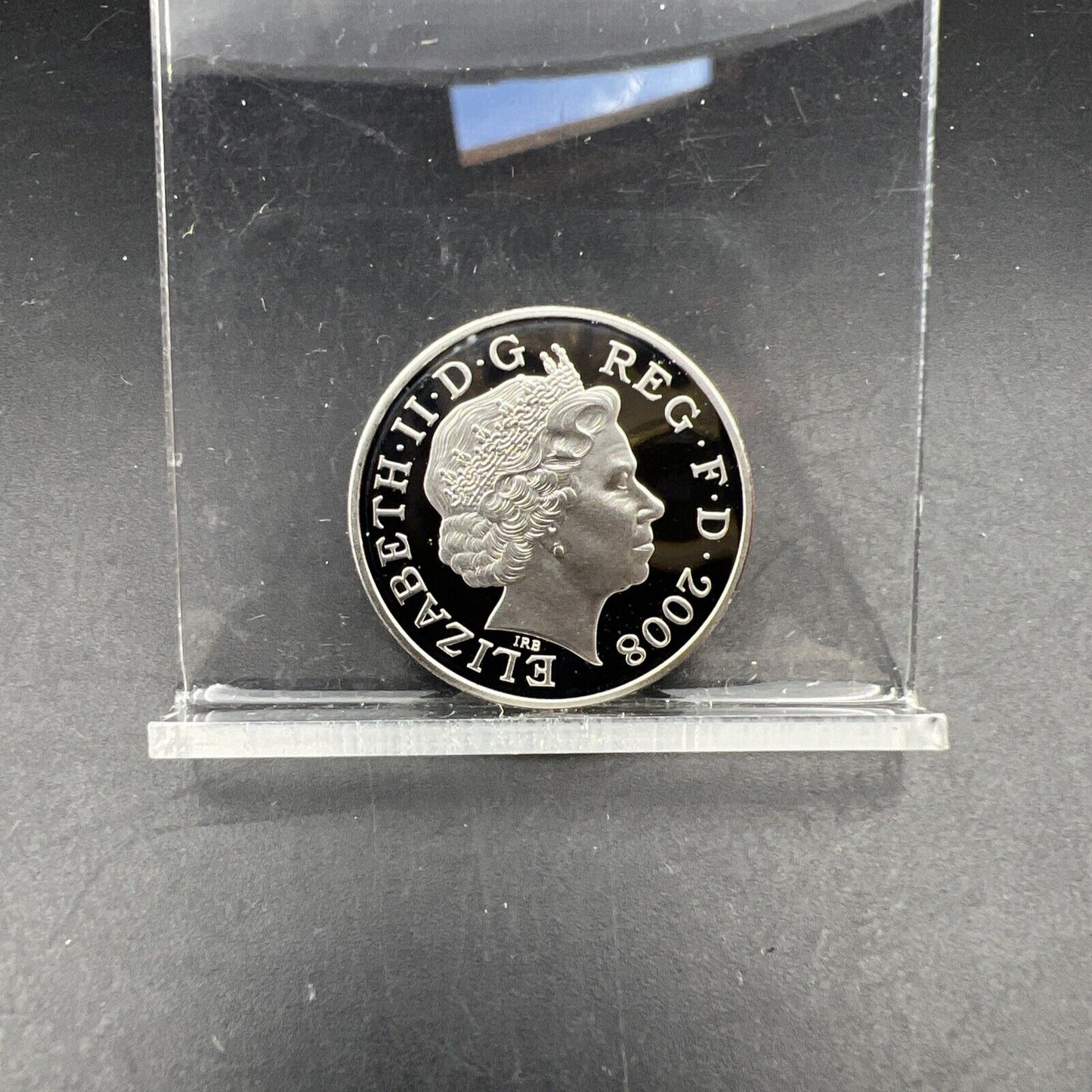 2008 Piedfort 2p United Kingdom Sterling Silver 2 Pence Coin Gem Royal Shield