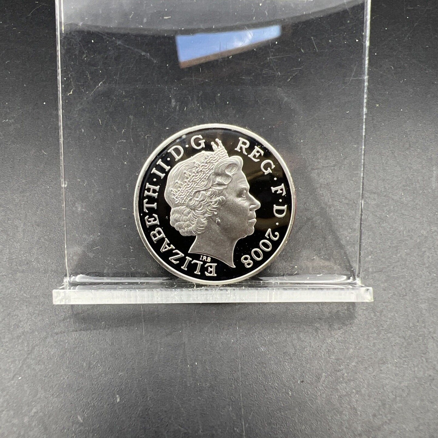 2008 Piedfort 2p United Kingdom Sterling Silver 2 Pence Coin Gem Royal Shield