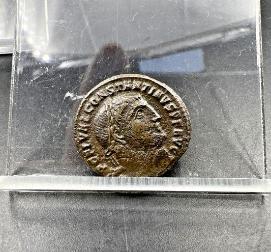 Constantine I 1st Ancient Roman Bronze AE 3 Coin VF Very Fine Circ Jupiter REV