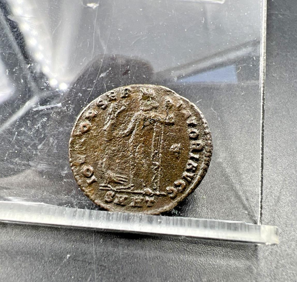 Constantine I 1st Ancient Roman Bronze AE 3 Coin VF Very Fine Circ Jupiter REV
