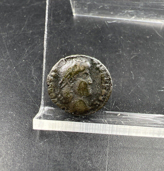 Ancient Roman Bronze Coin Circulated condition uncleaned - SKU #AV1124AV