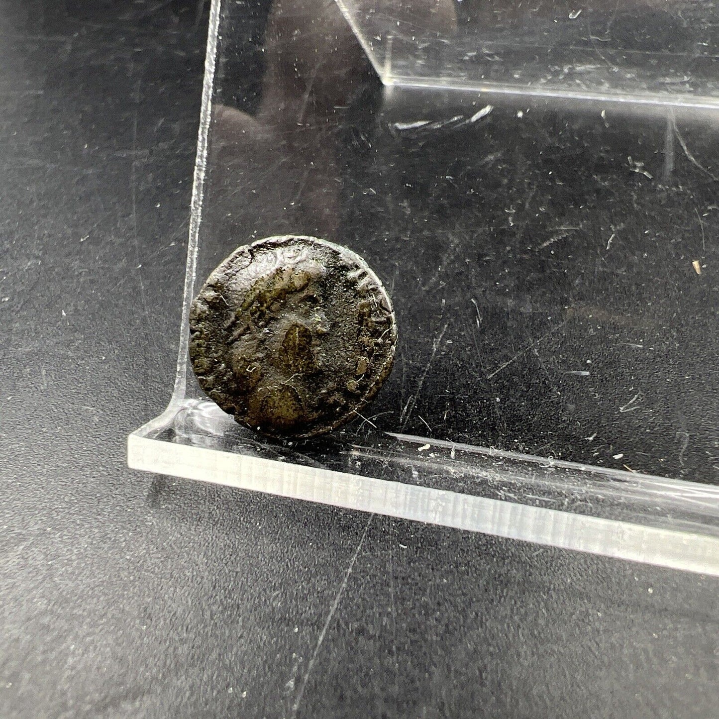 Ancient Roman Bronze Coin Circulated condition uncleaned - SKU #AV1124AV
