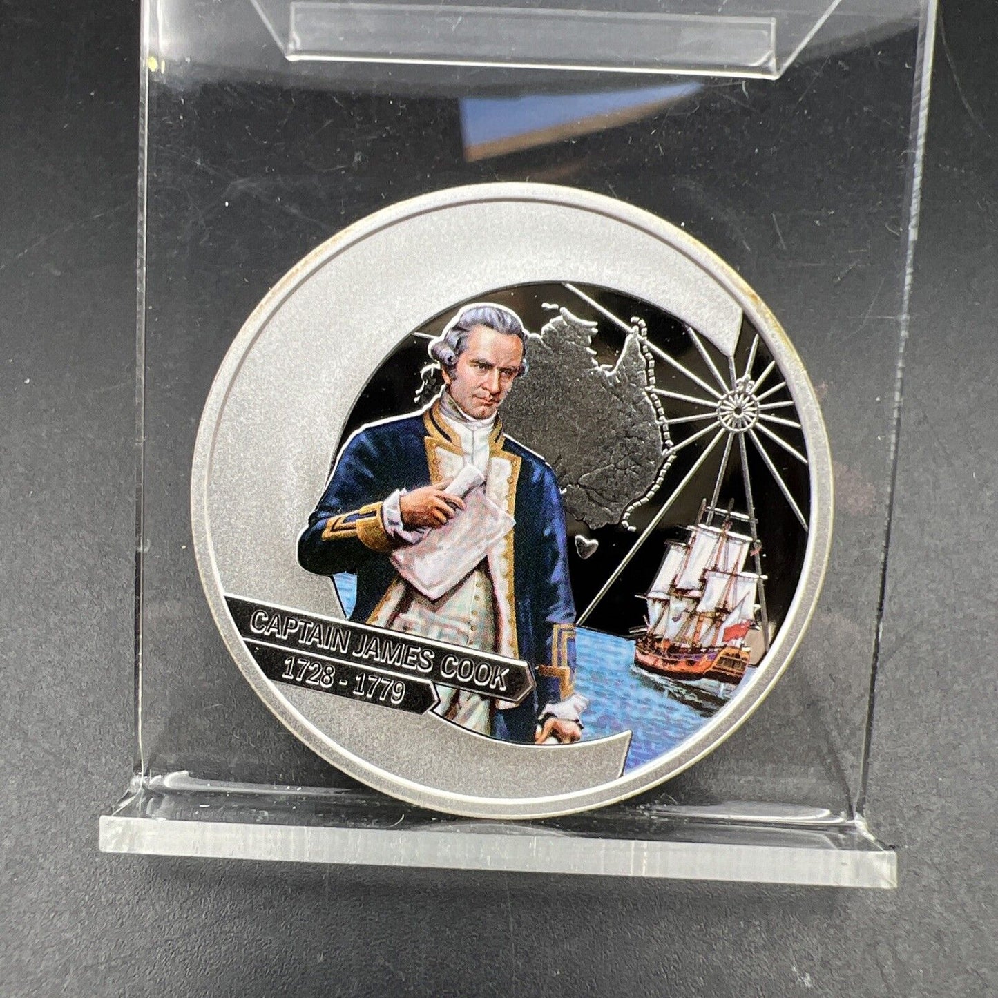 2009 Cook Islands 1 oz .999 Silver Gem Proof Round Australia