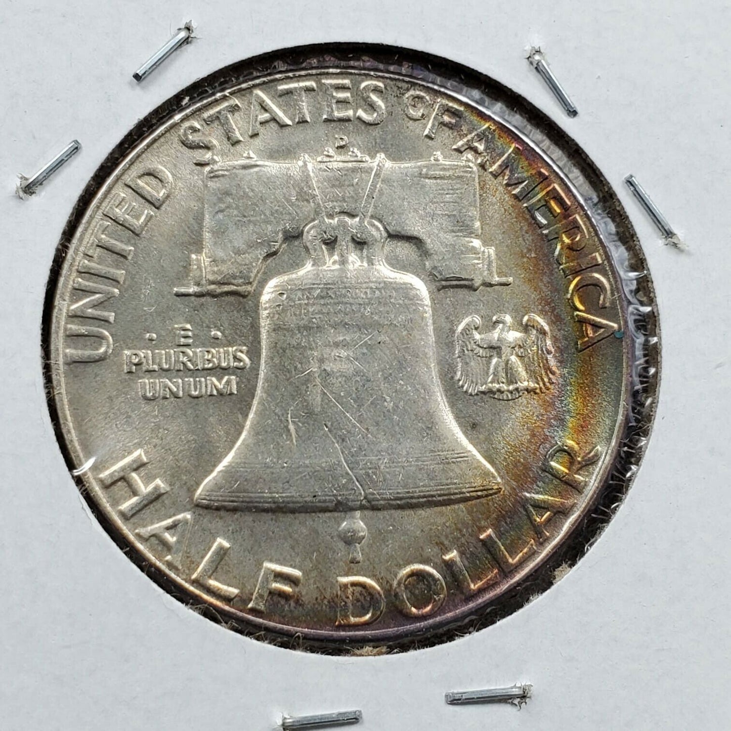 1962 D Franklin Silver Half Dollar Coin Choice BU UNCIRCULATED SOME Neat Toning