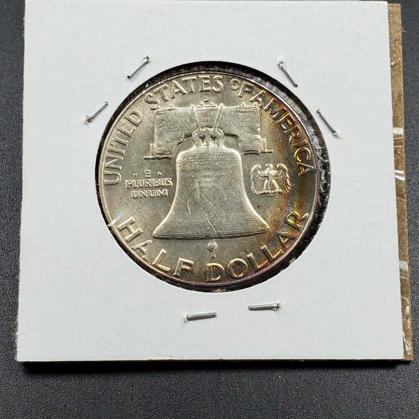 1962 D Franklin Silver Half Dollar Coin Choice BU UNCIRCULATED SOME Neat Toning